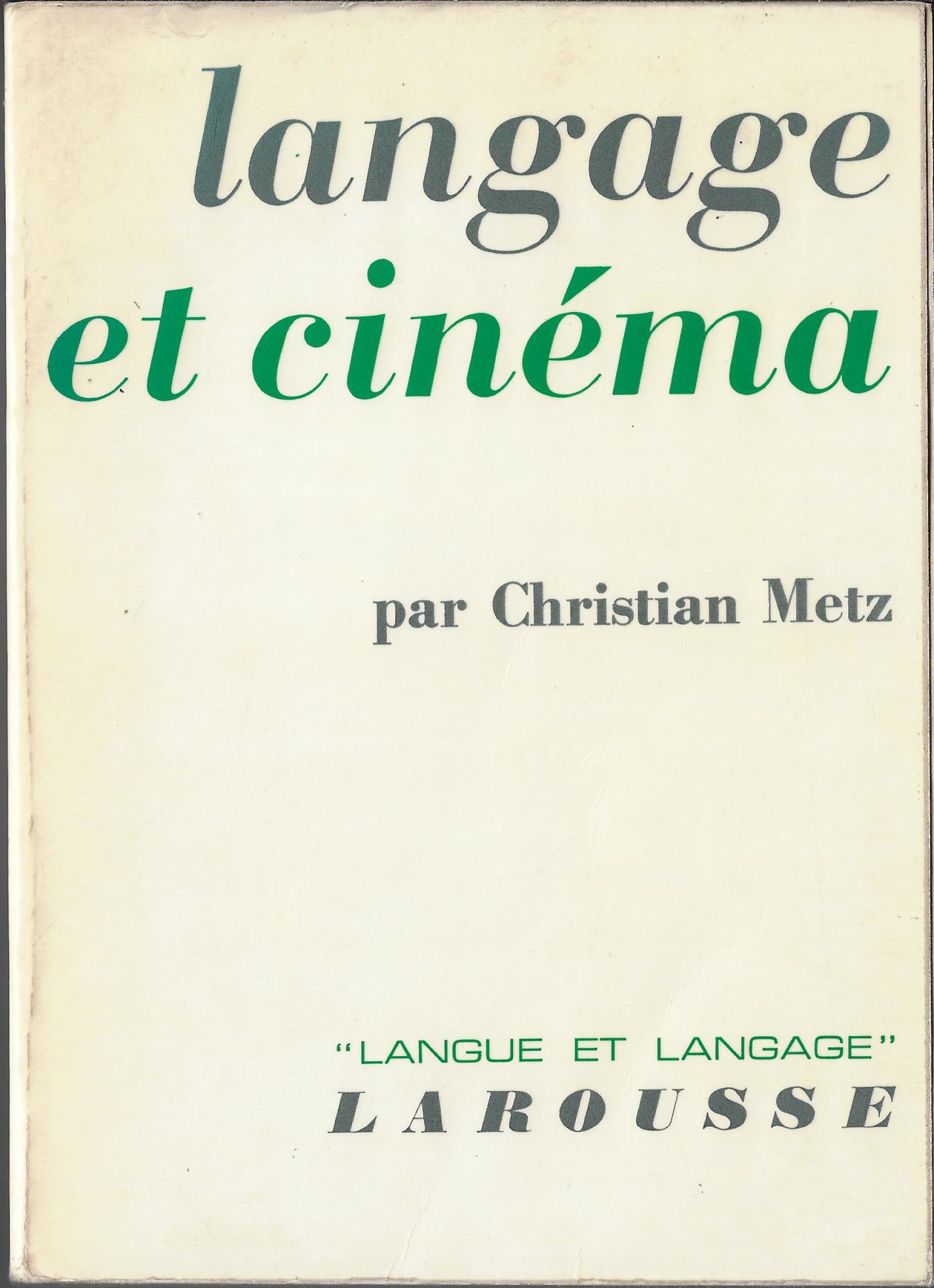 Langage et cinéma