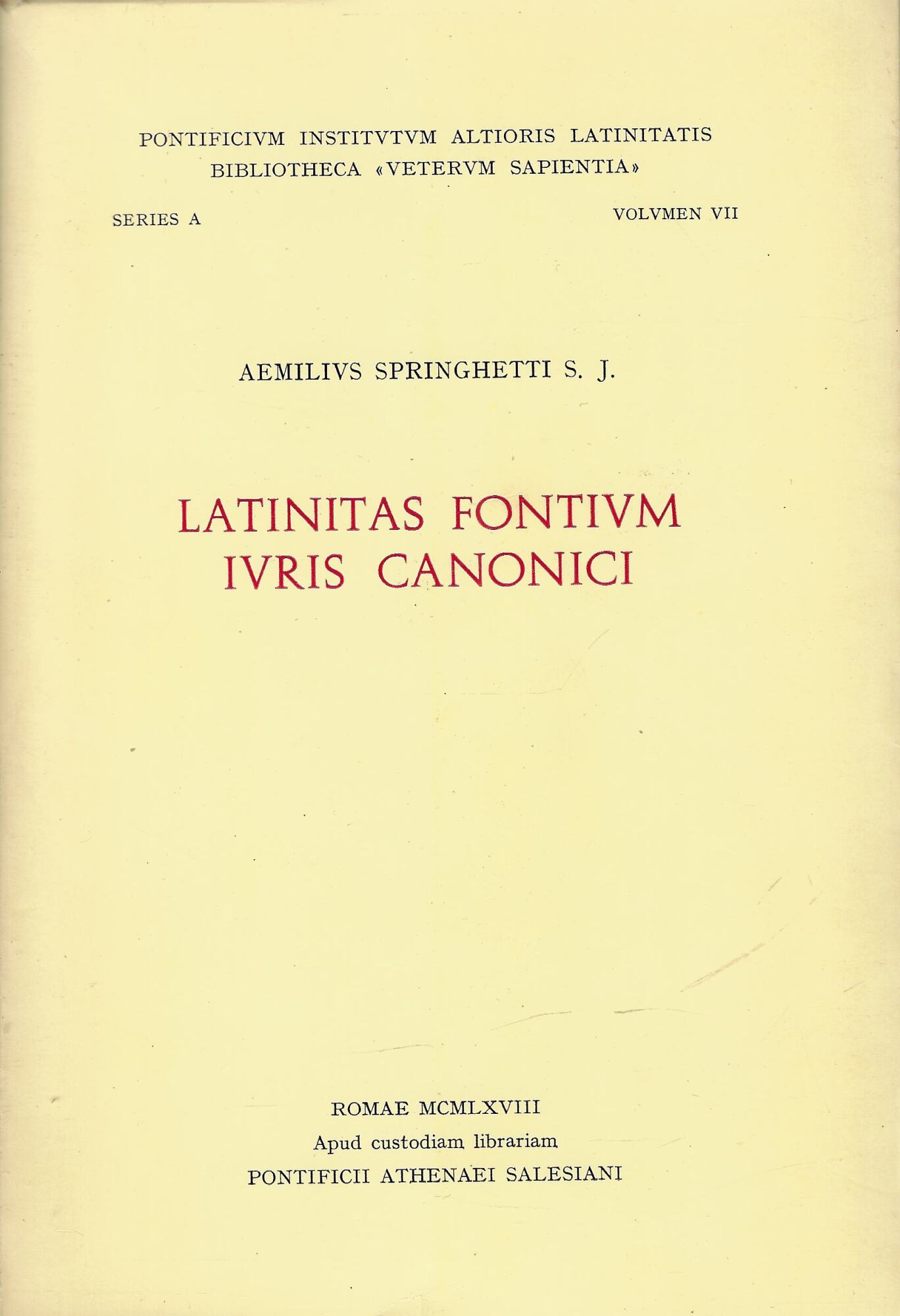 Latinitas fontium iuris canonici