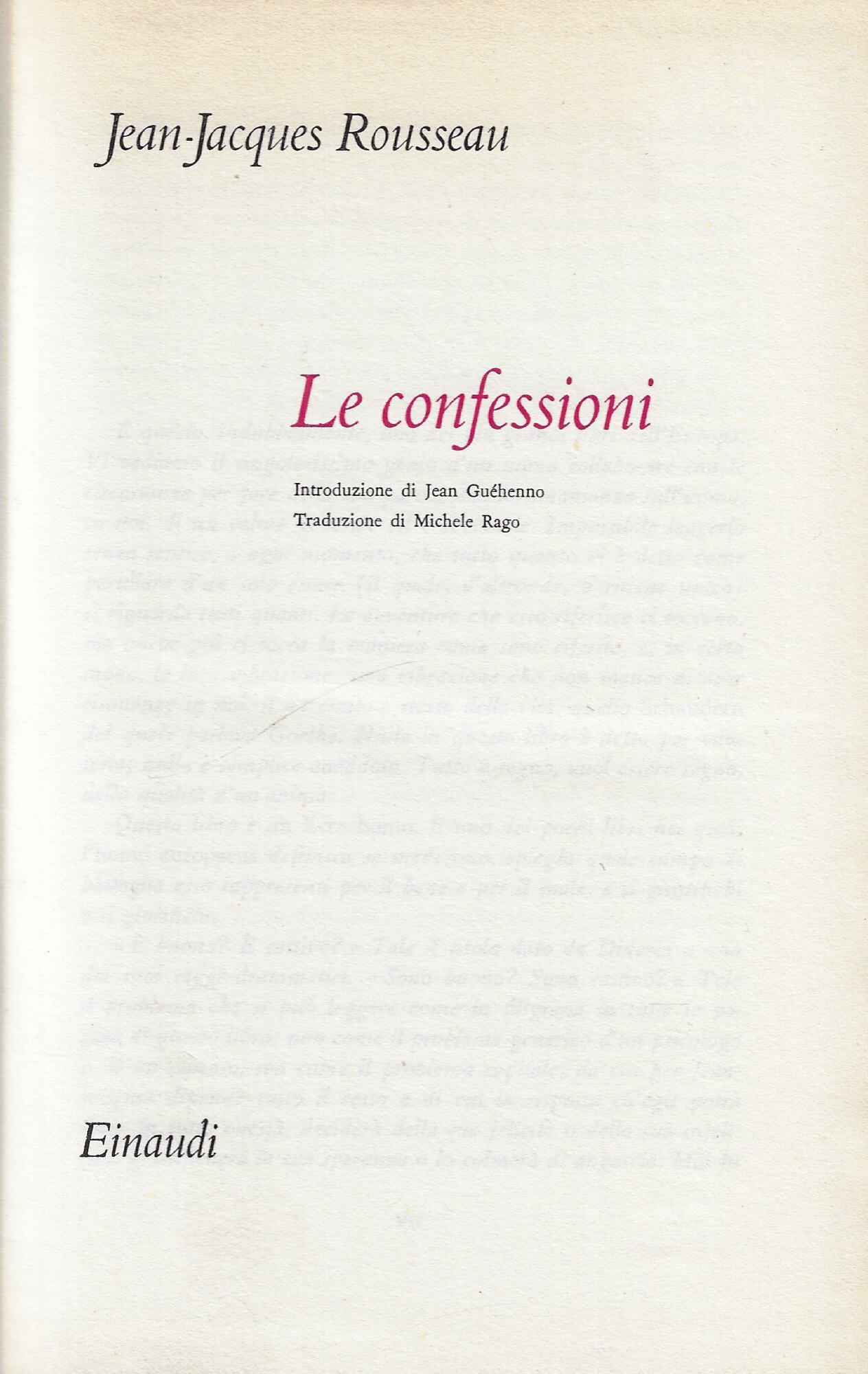 Le confessioni