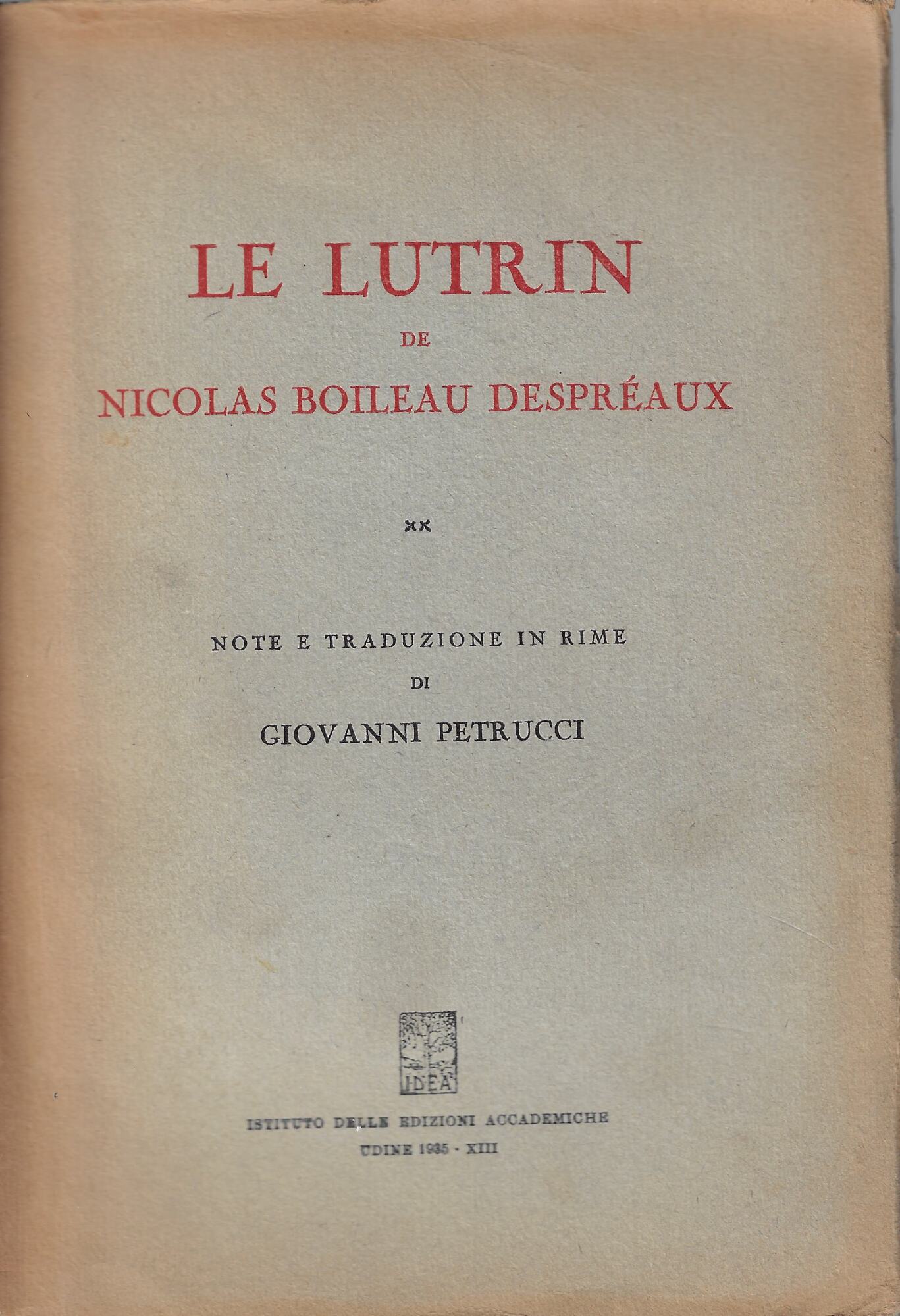 Le lutrin