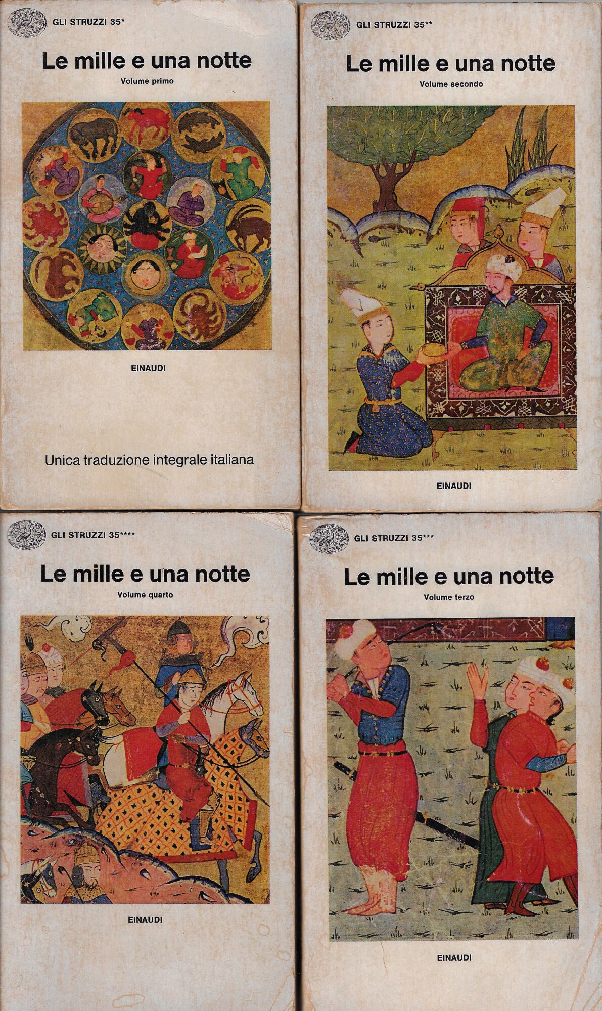 Le mille e una notte (quattro volumi)