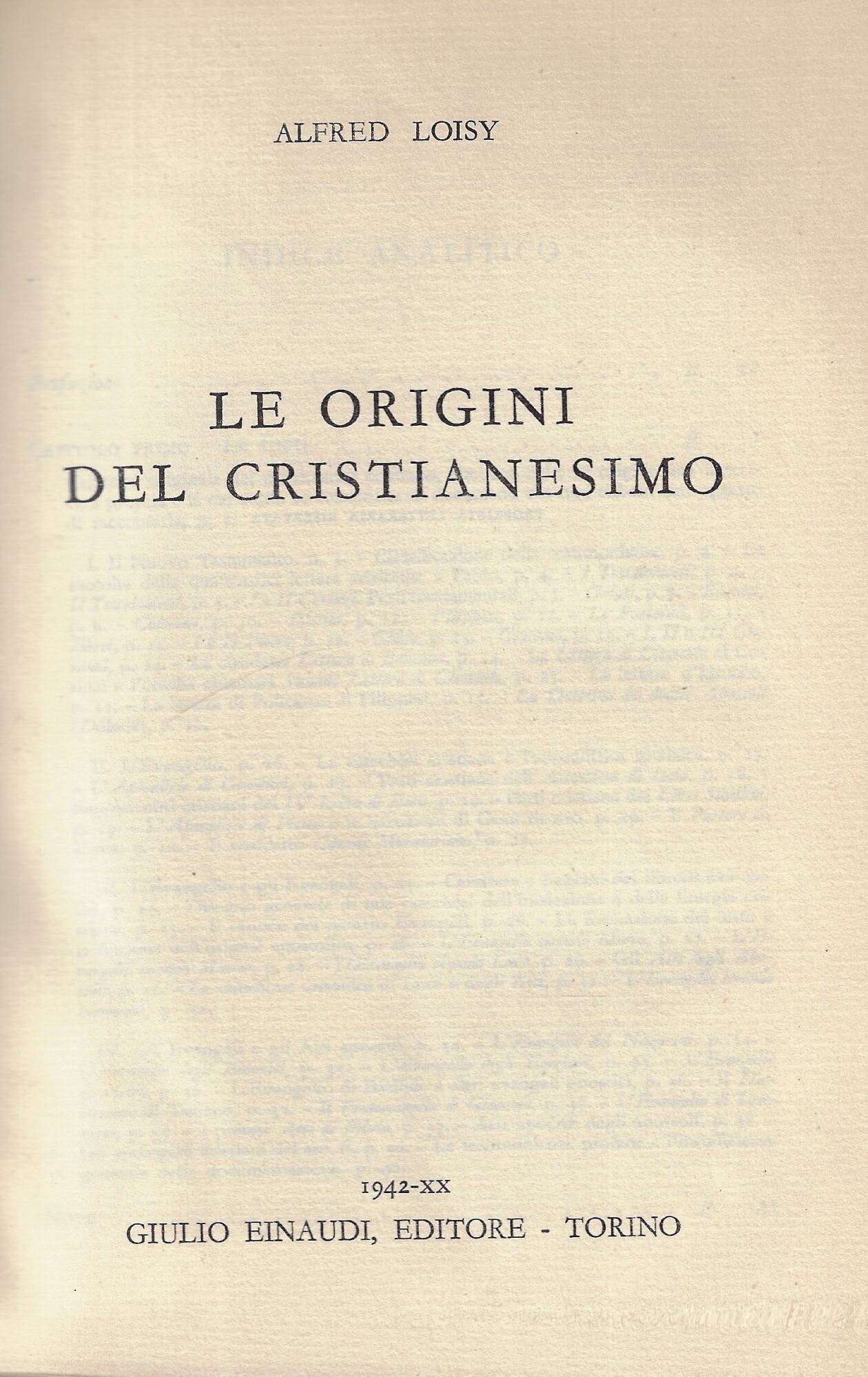 Le origini del cristianesimo