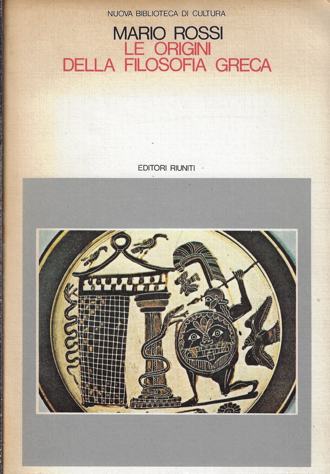 Le origini della filosofia greca