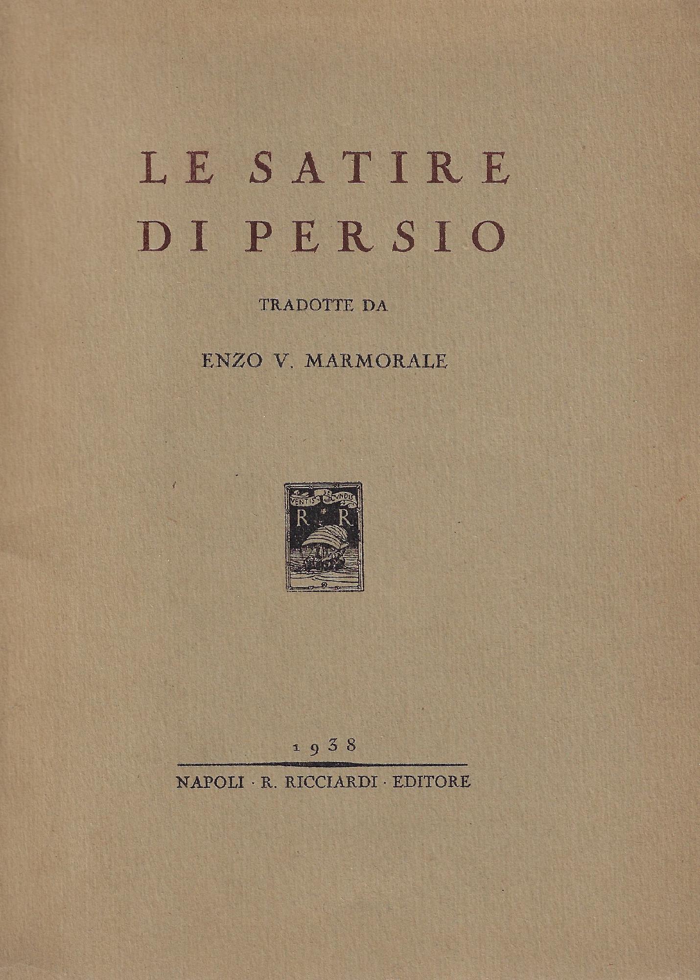 Le satire di Persio