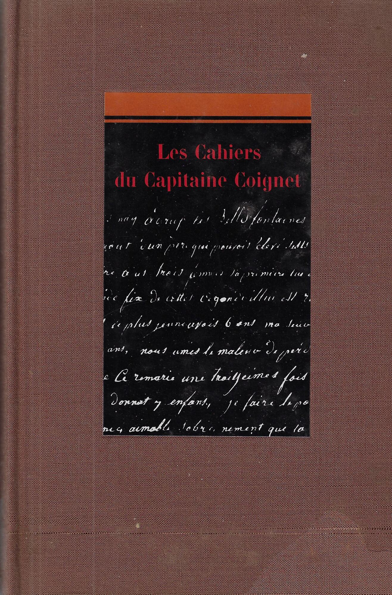 Les cahiers du capitaine Coignet