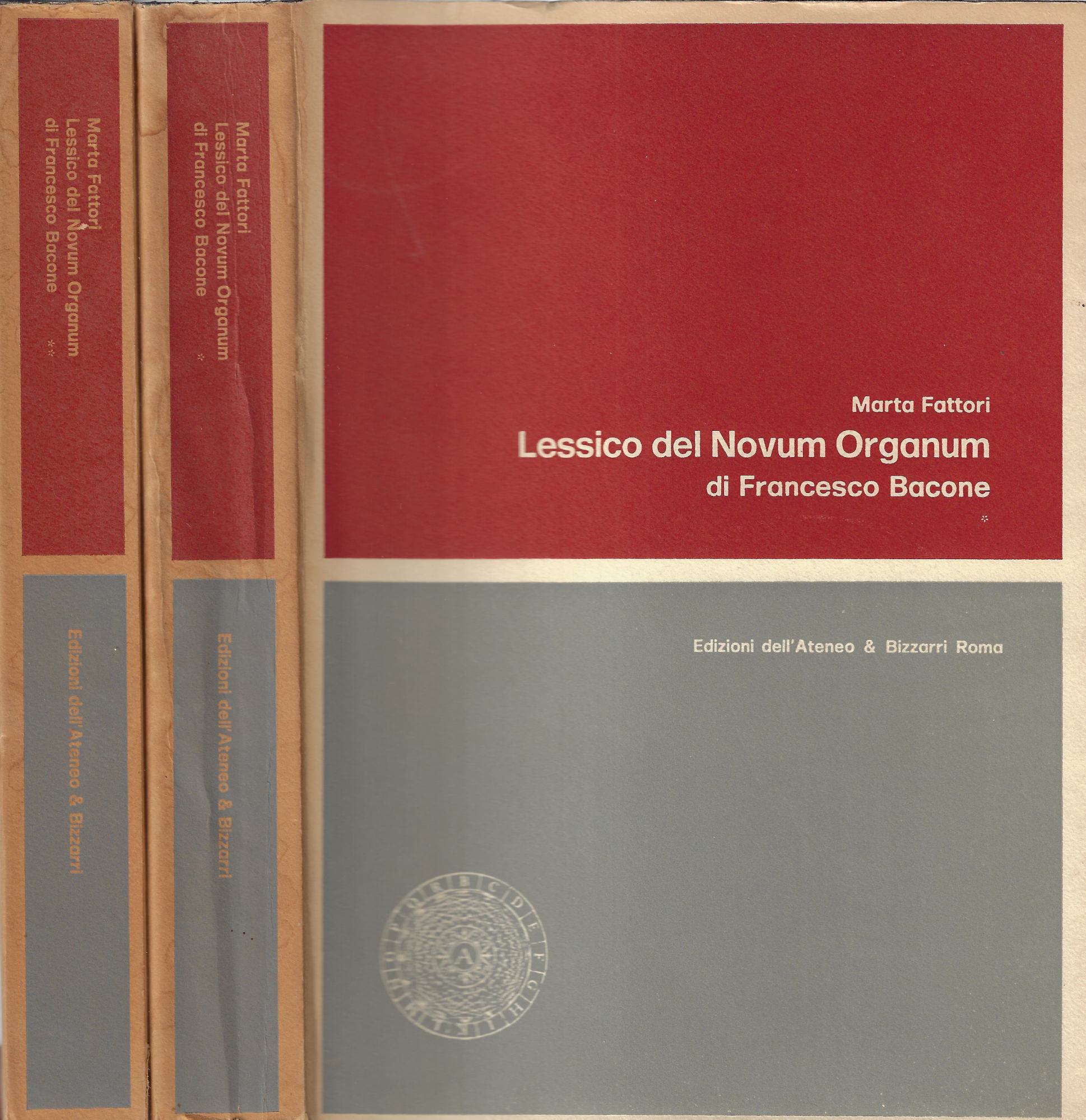 Lessico del Novum organum di Francesco Bacone