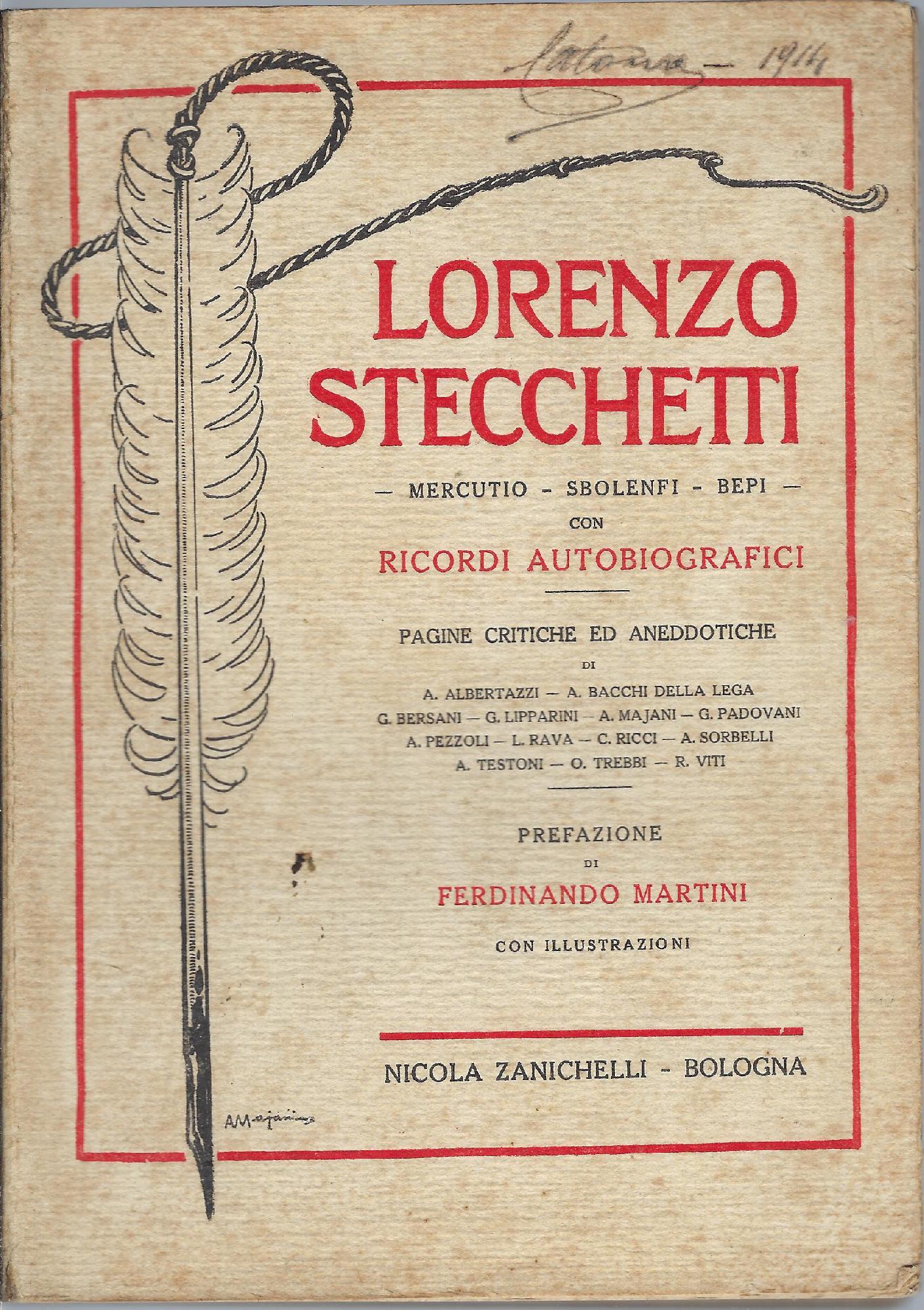 Lorenzo Stecchetti, Mercutio, Sbolenfi, Bepi con ricordi autobiografici