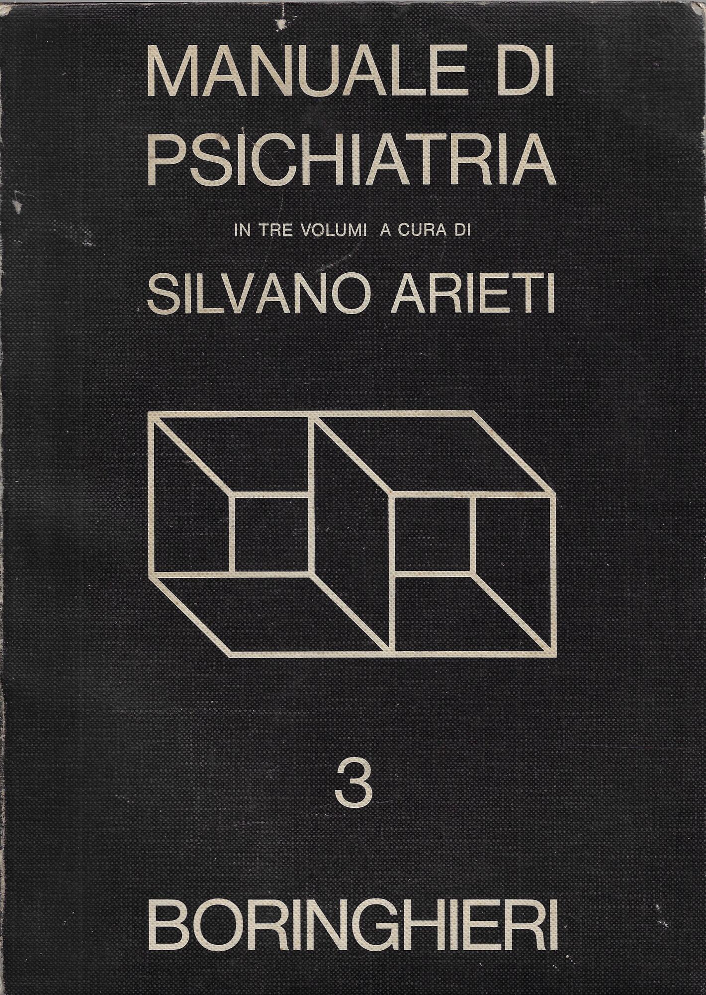 Manuale di psichiatria: Volume terzo
