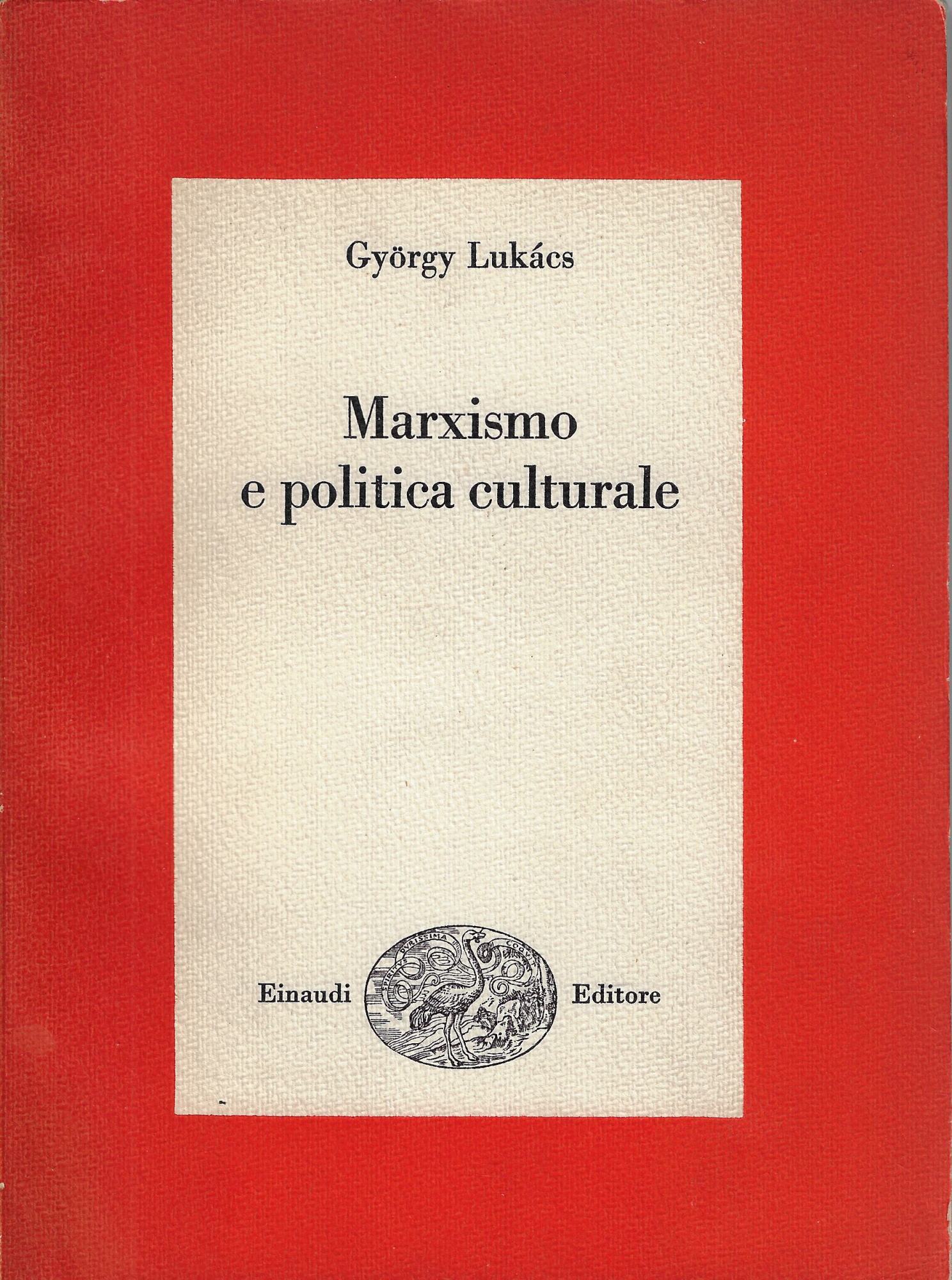 Marxismo e politica culturale