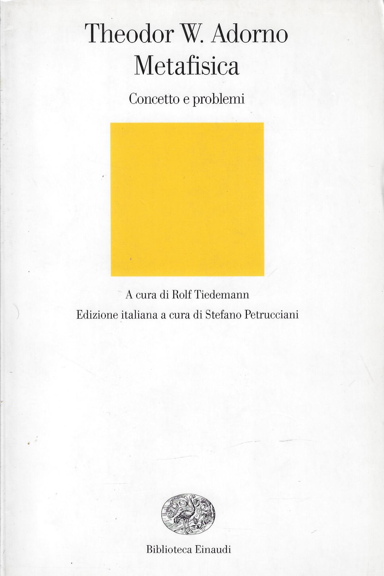 Metafisica. Concetto e problemi
