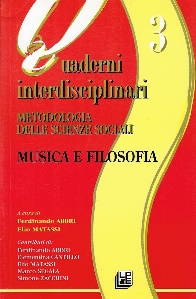 Metodologia delle scienze sociali. Musica e filosofia