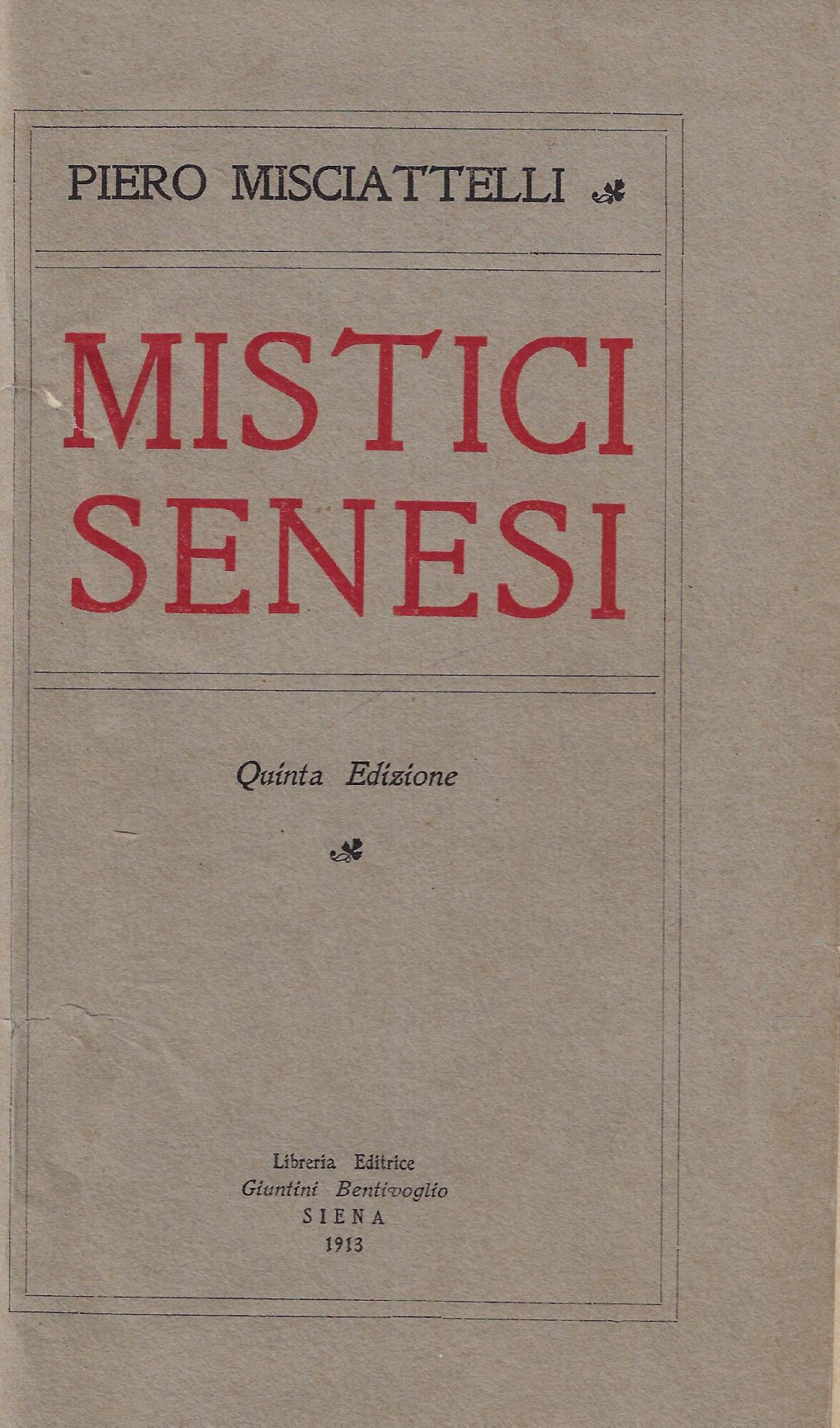 Mistici senesi