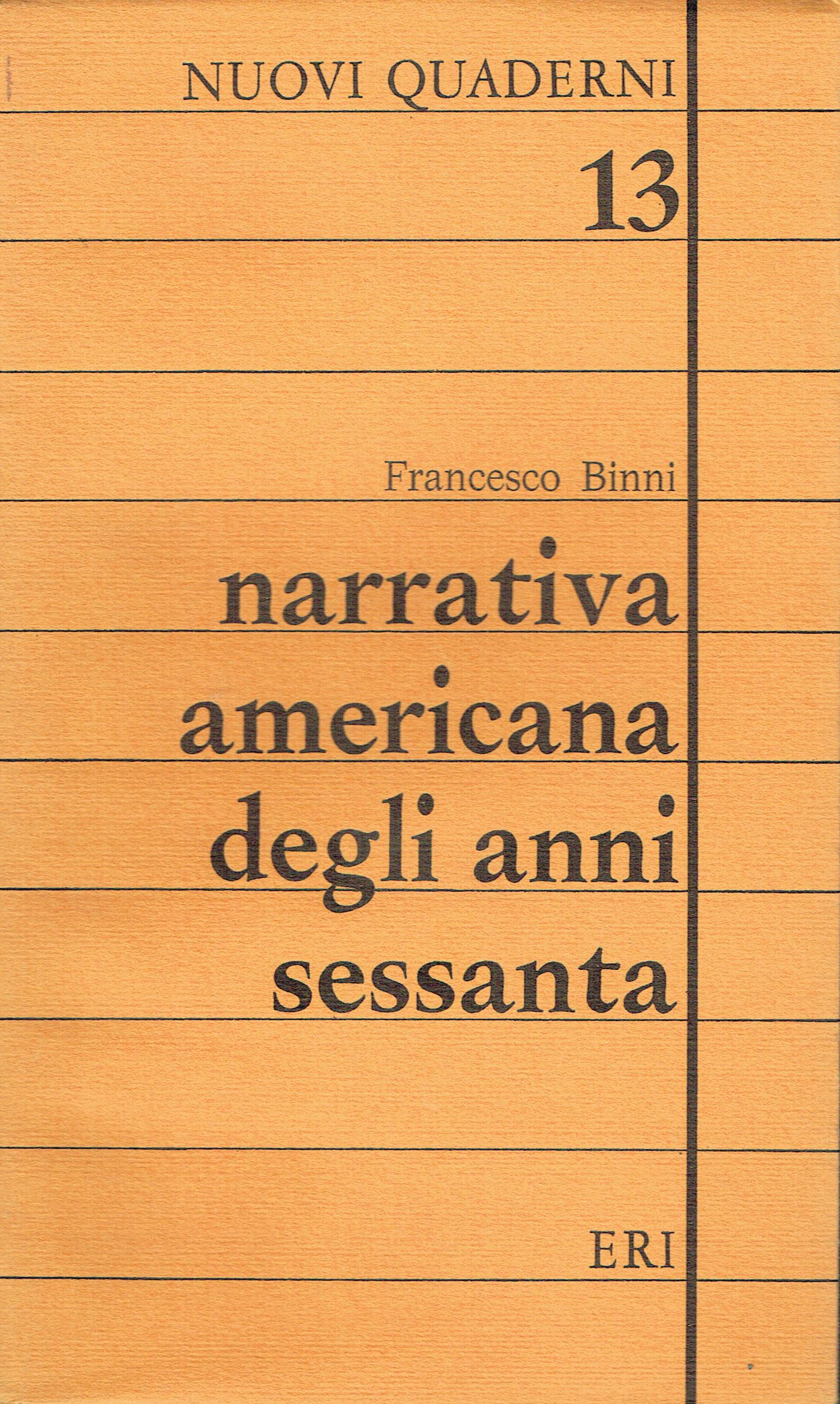 Narrativa americana degli anni sessanta