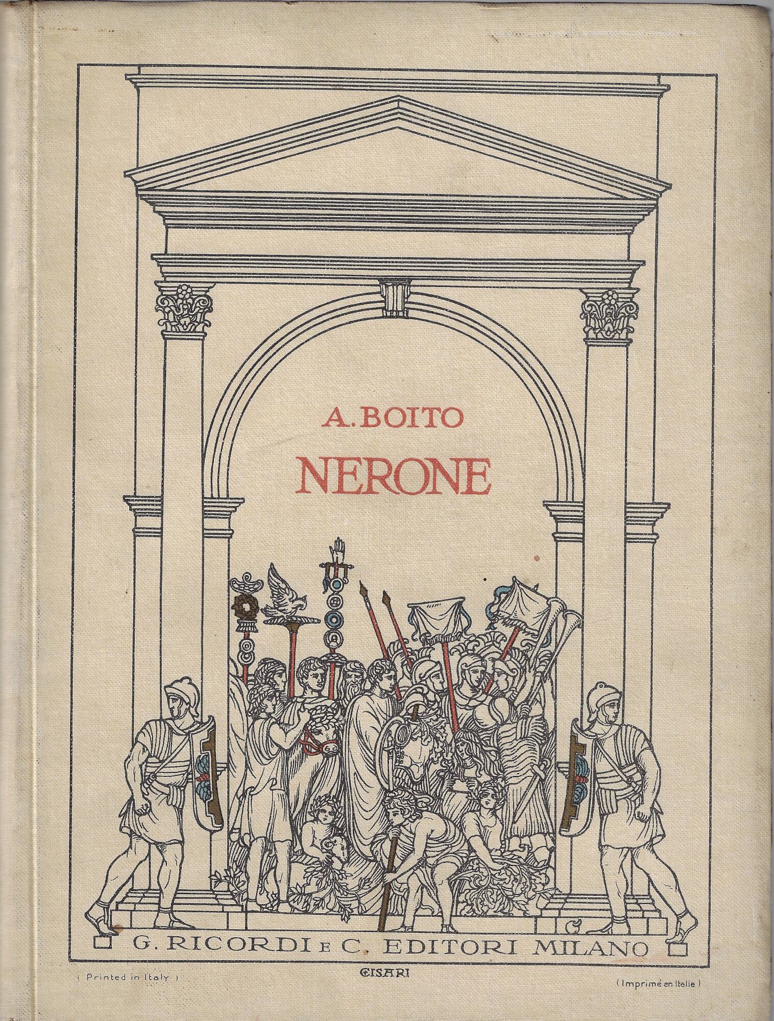 Nerone : Tragedia in quattro atti. Riduzione per pianoforte solo …