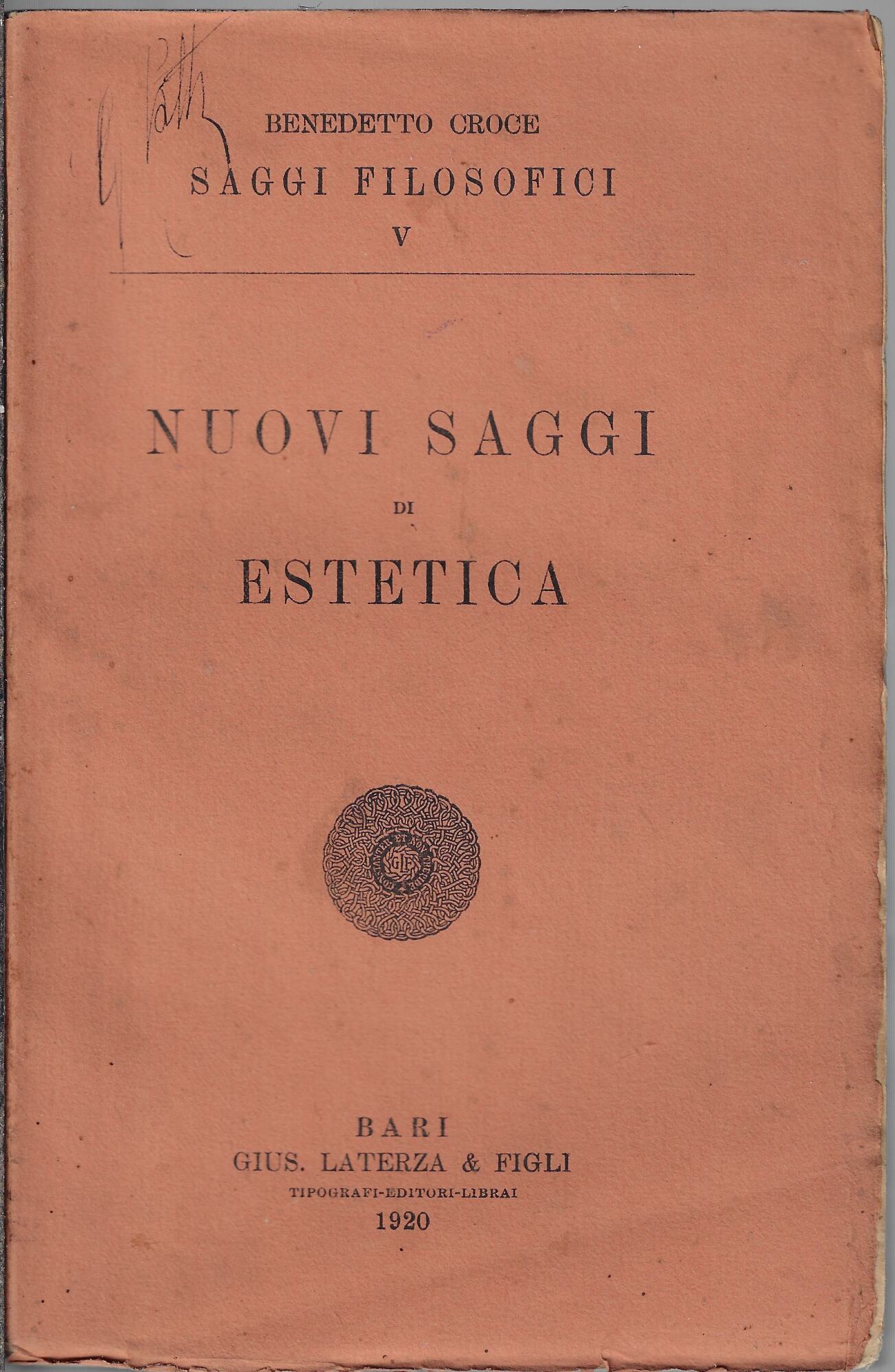 Nuovi saggi di estetica