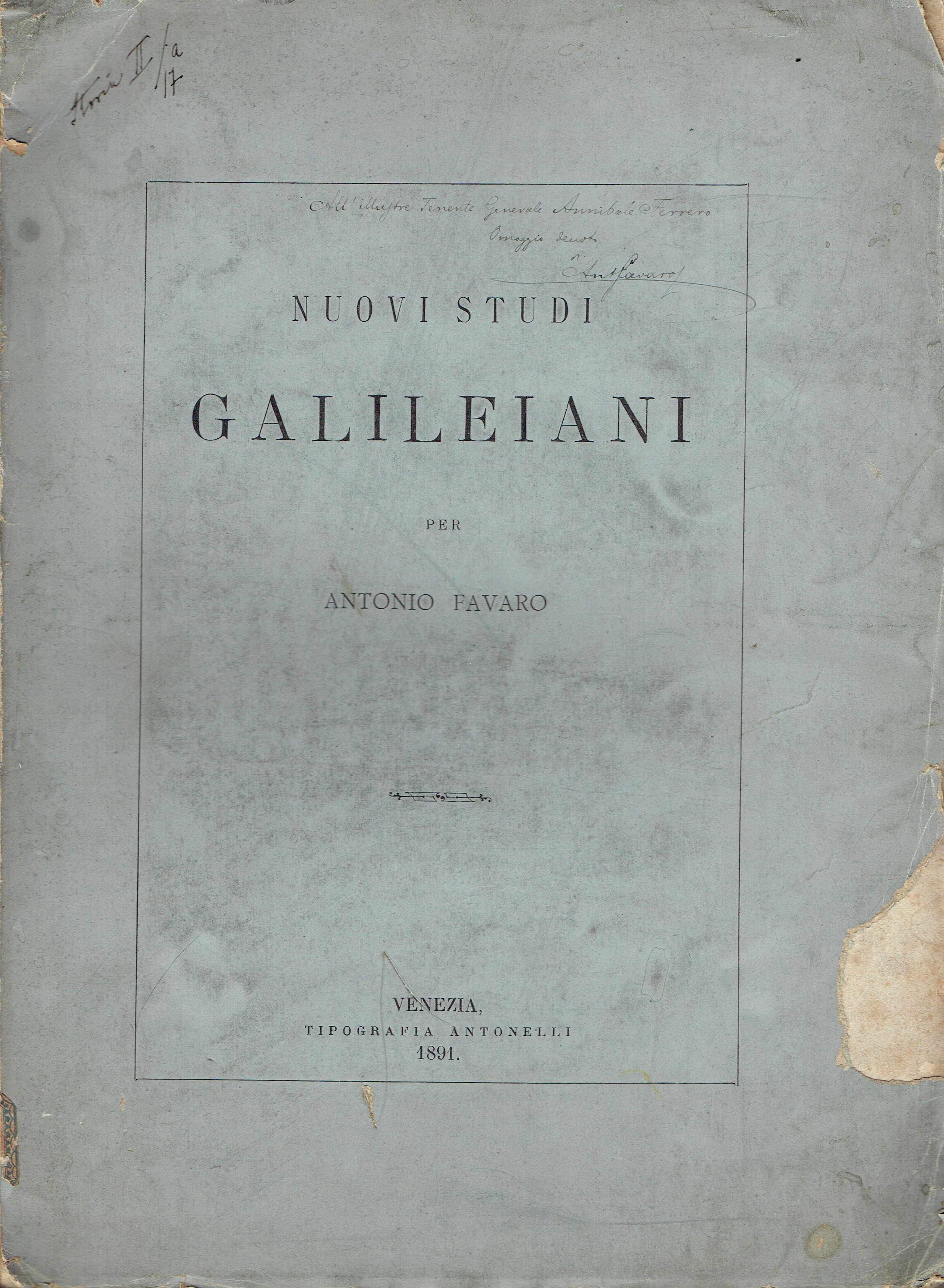 Nuovi studi galileiani