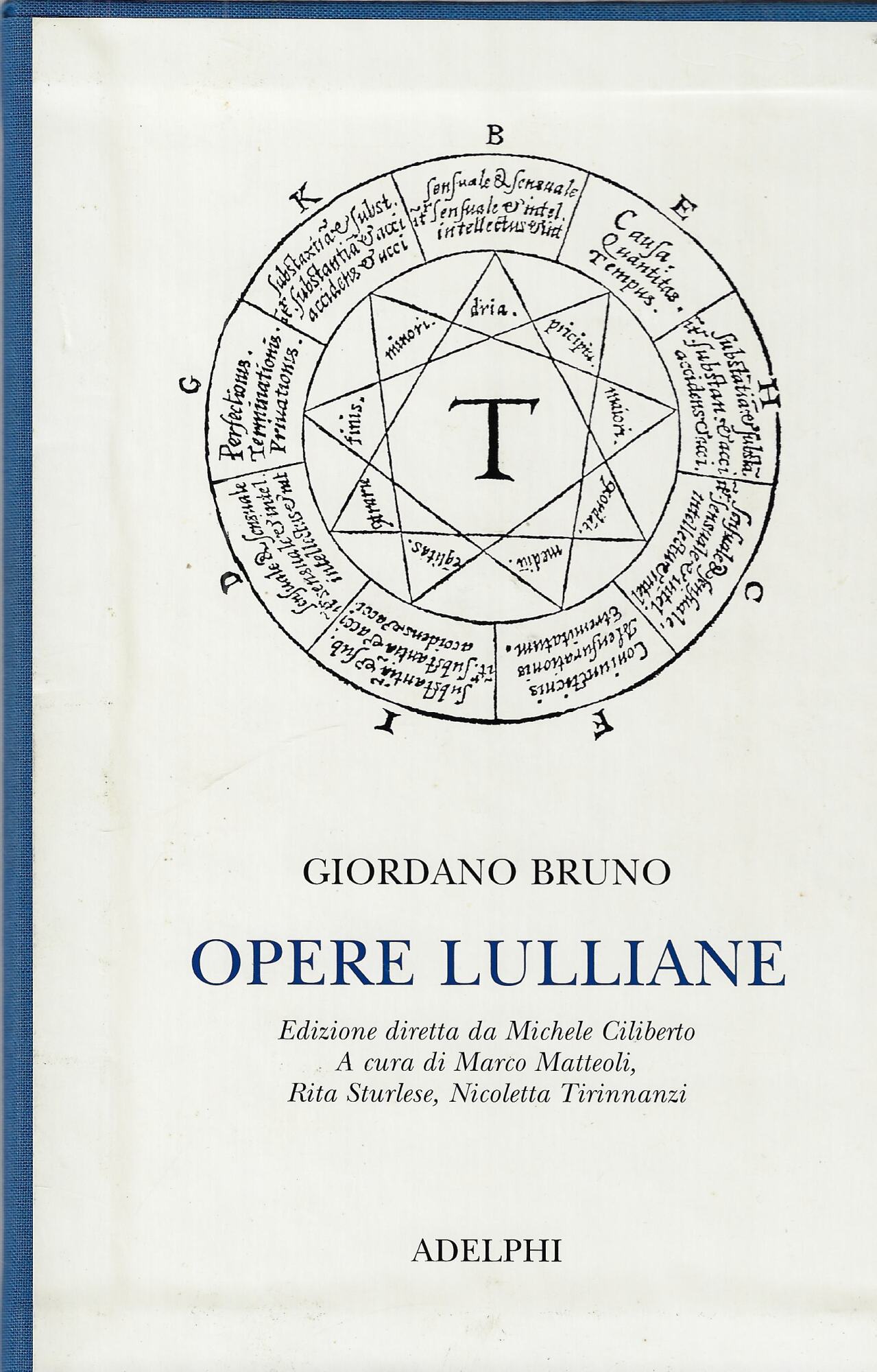 Opere lulliane. Testo latino a fronte