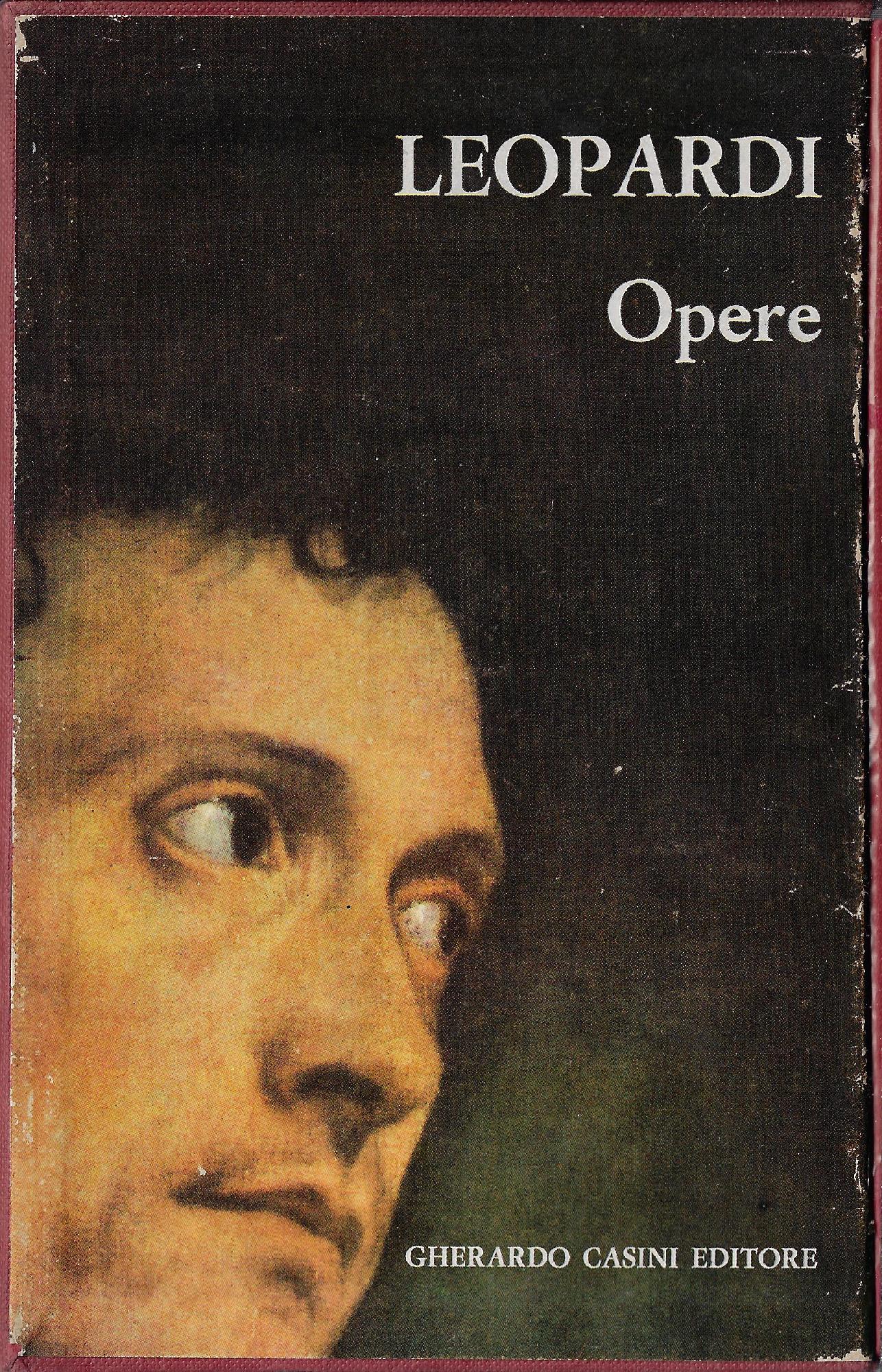 Opere scelte : canti, operette morali, poesie
