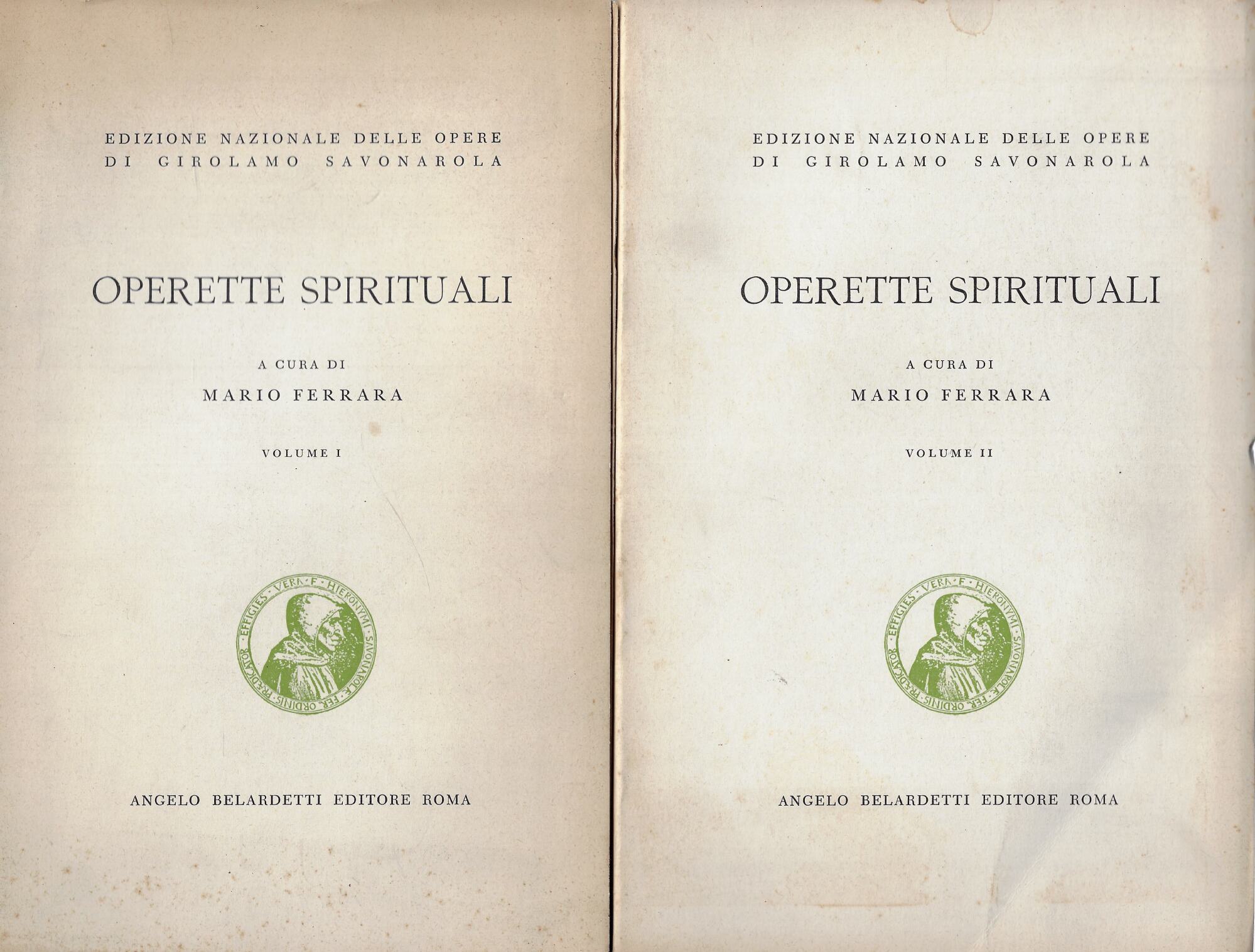 Operette spirituali (due volumi)