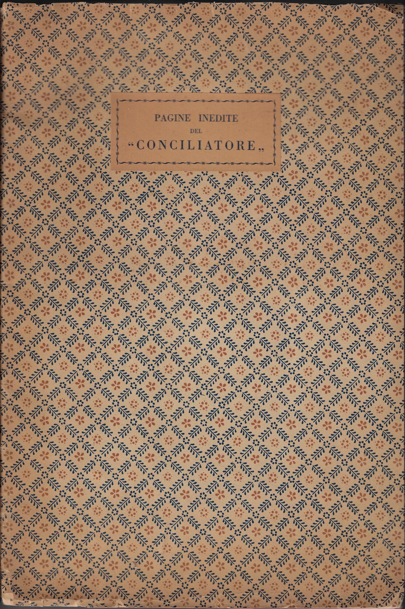 Pagine inedite del 'Conciliatore'