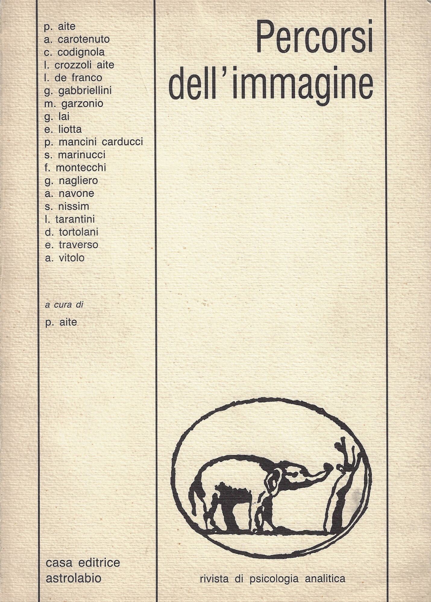 Percorsi dell'immagine. Rivista di psicologia analitica 39/89