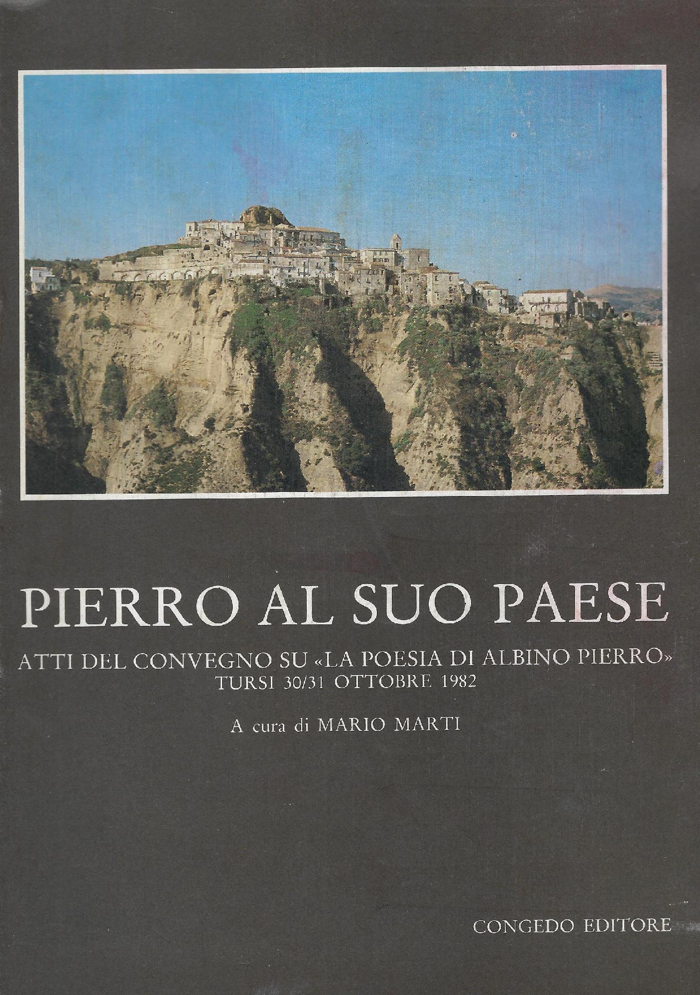 Pierro al suo paese : atti del Convegno su La …