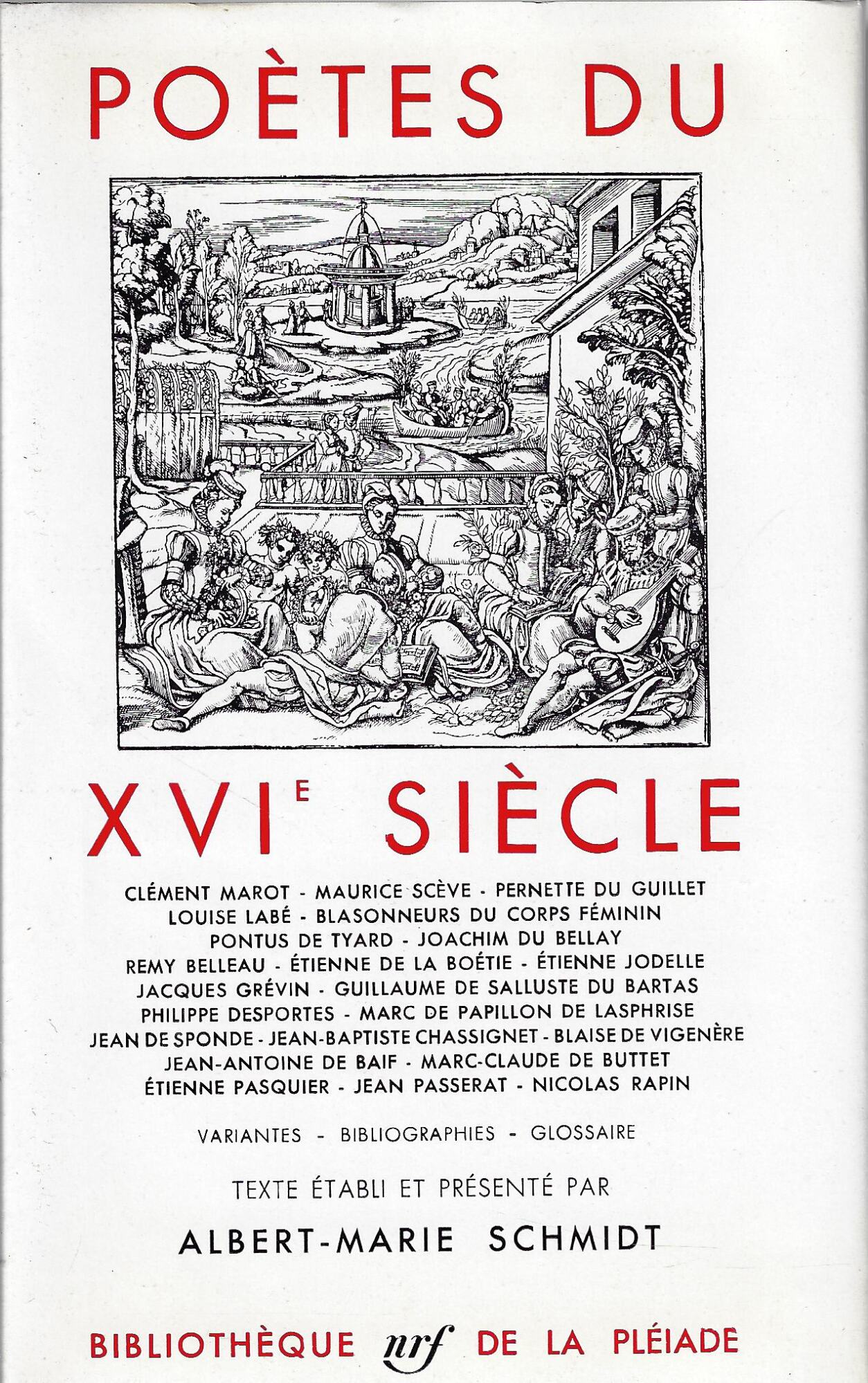 Poètes du XVI siècle