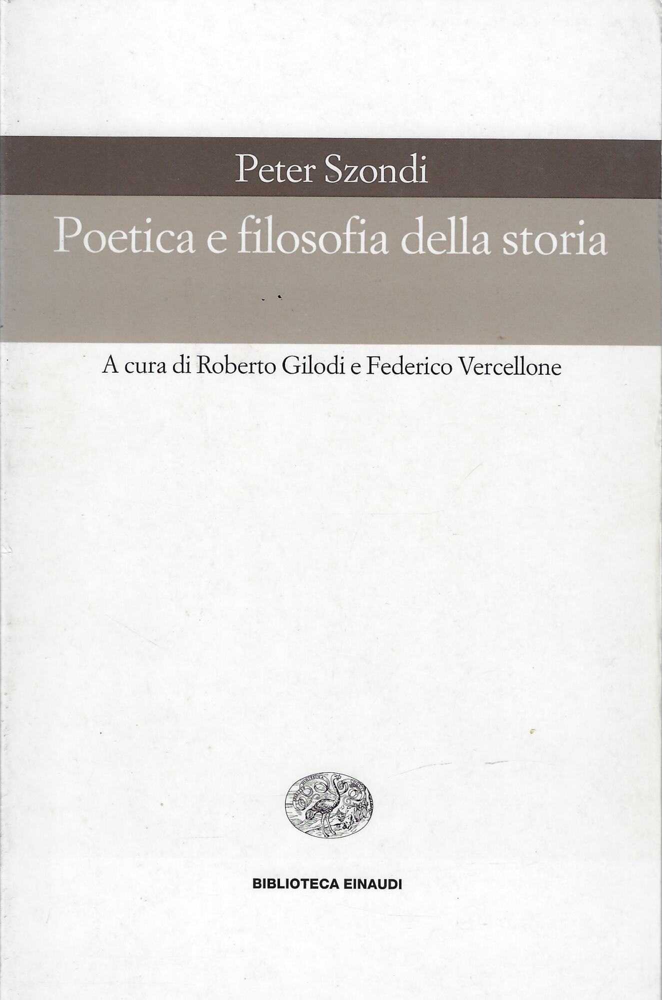 Poetica e filosofia della storia
