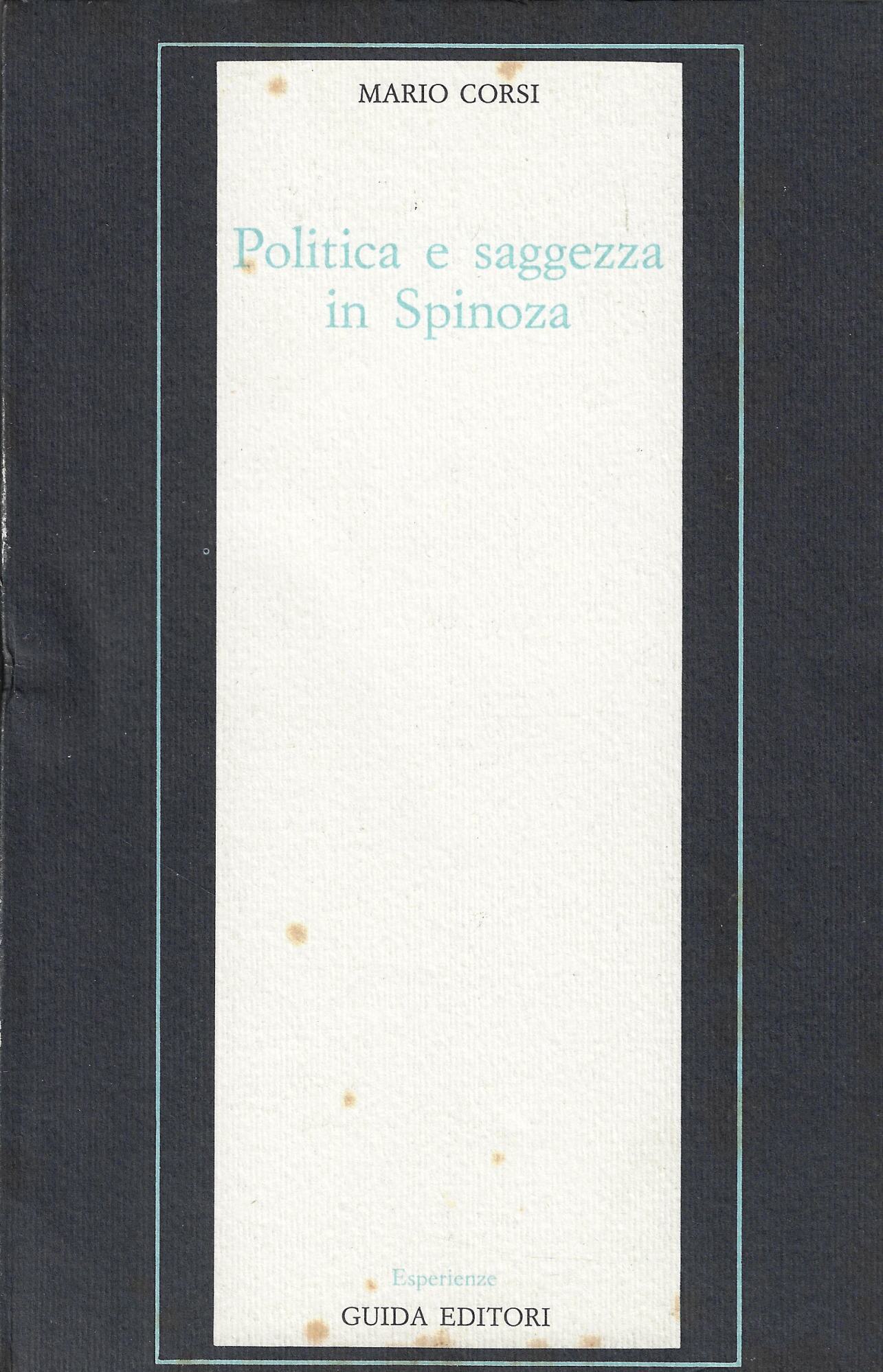 Politica e saggezza in Spinoza