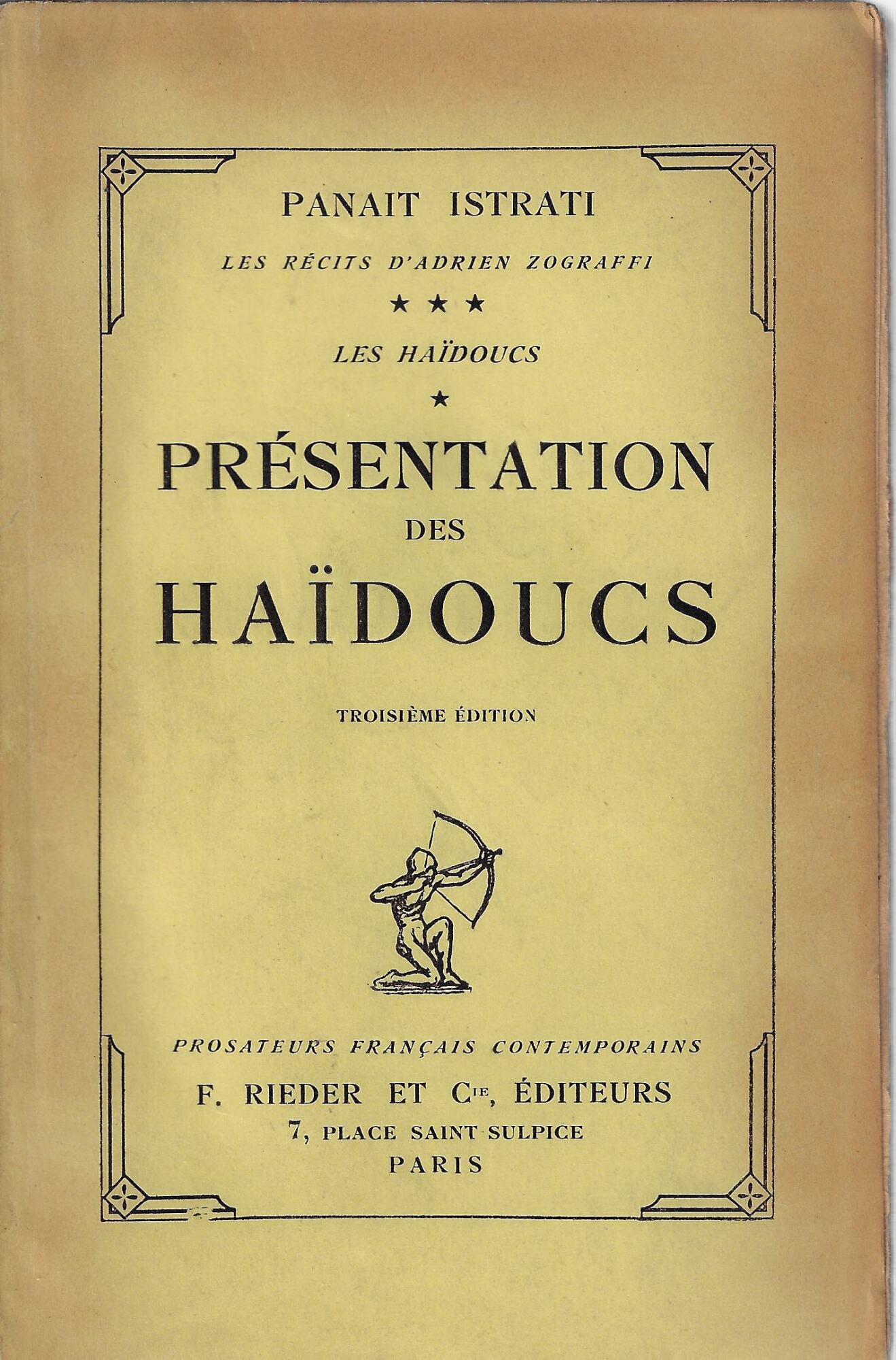 Presentation des Haidoucs