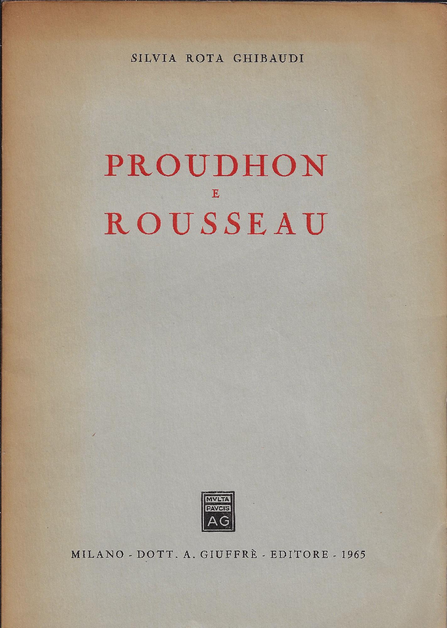 Proudhon e Rousseau
