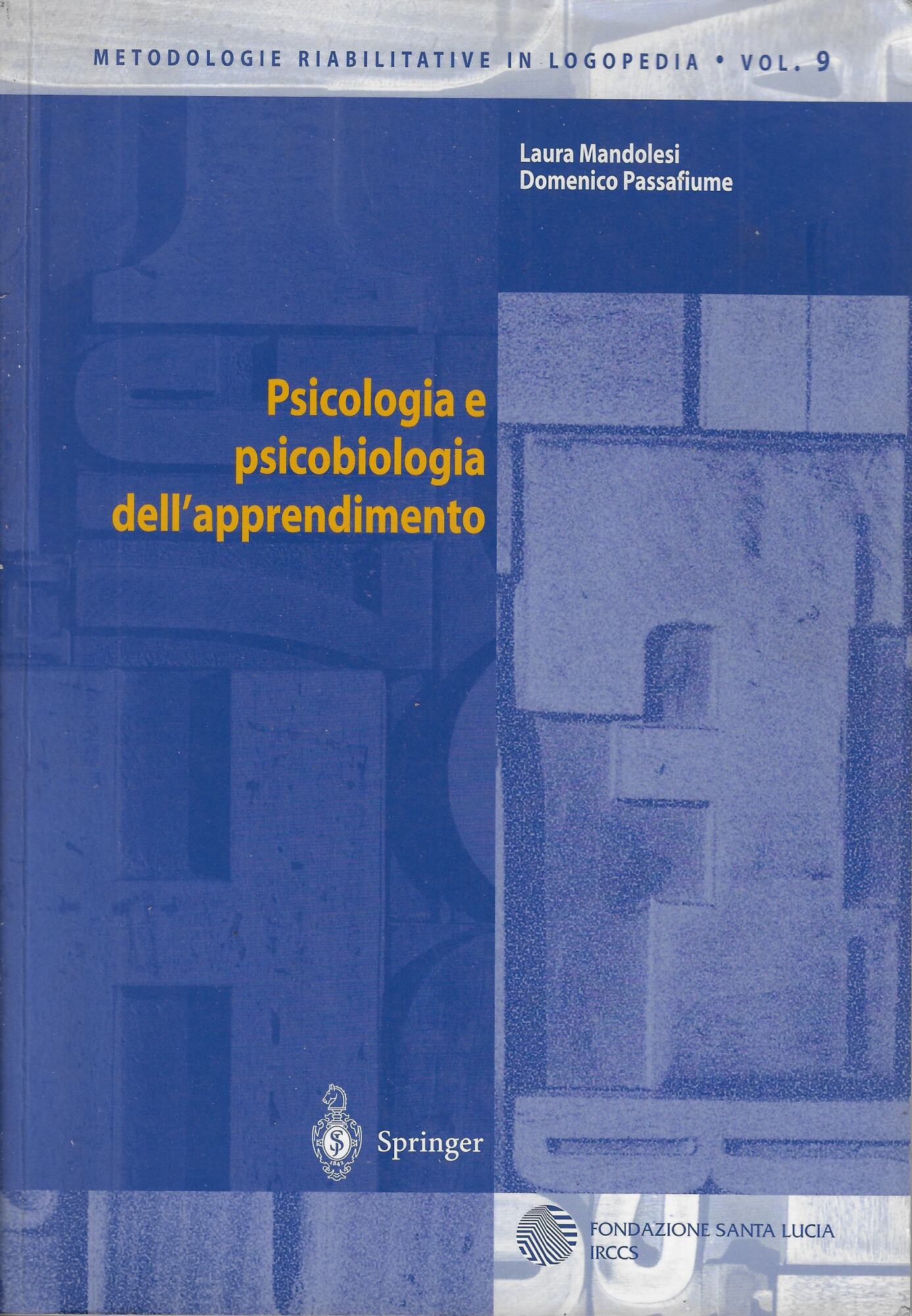 Psicologia e psicobiologia dell'apprendimento