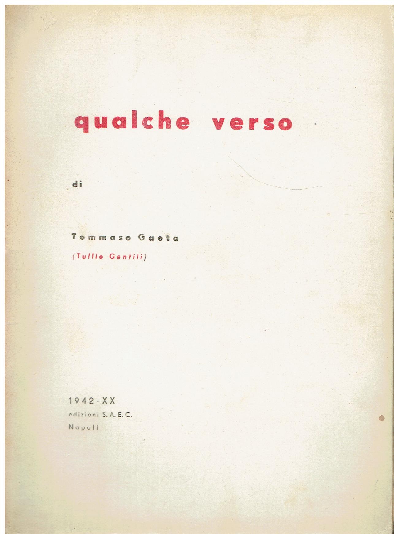 Qualche verso