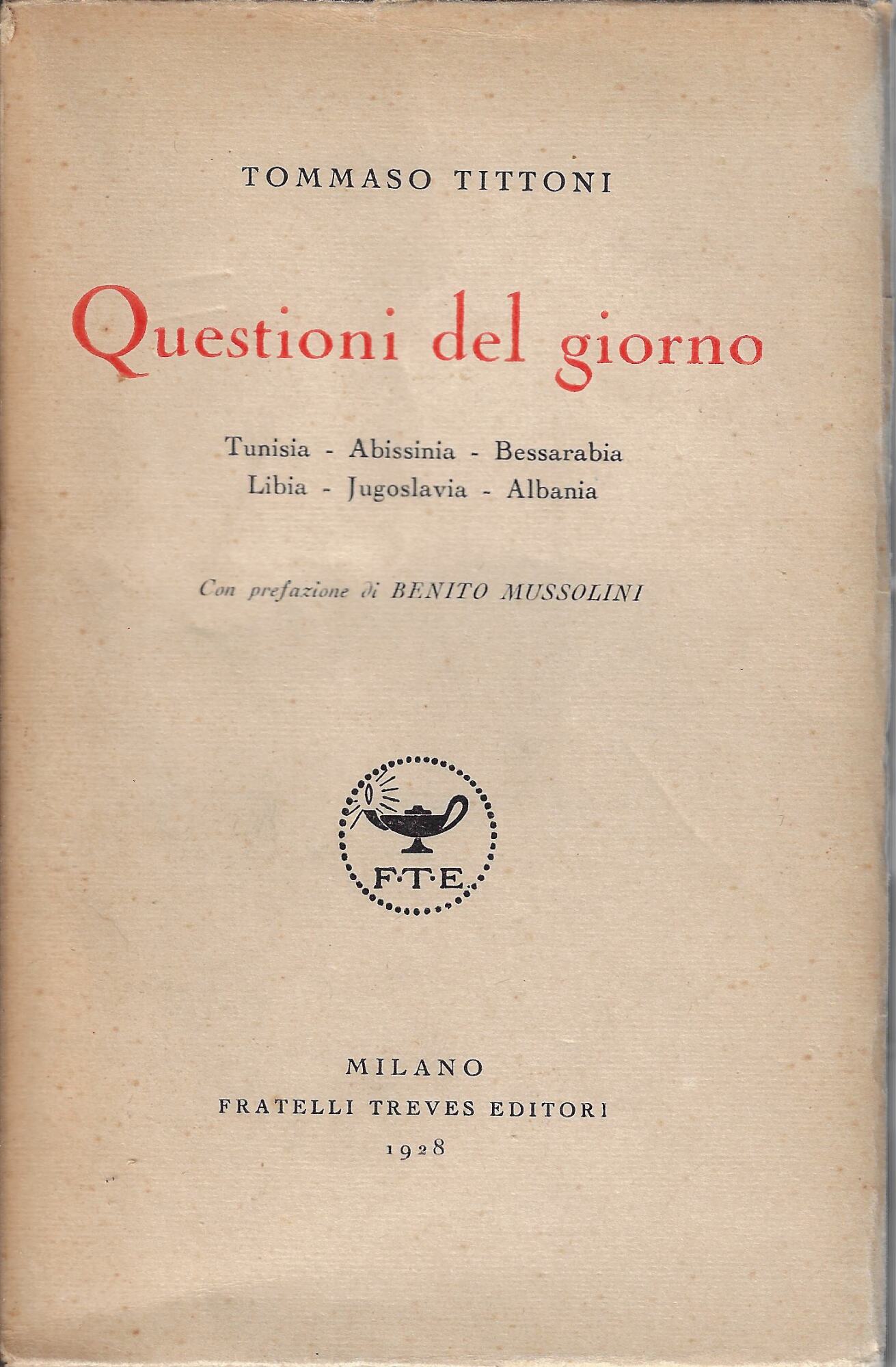 Questioni del giorno