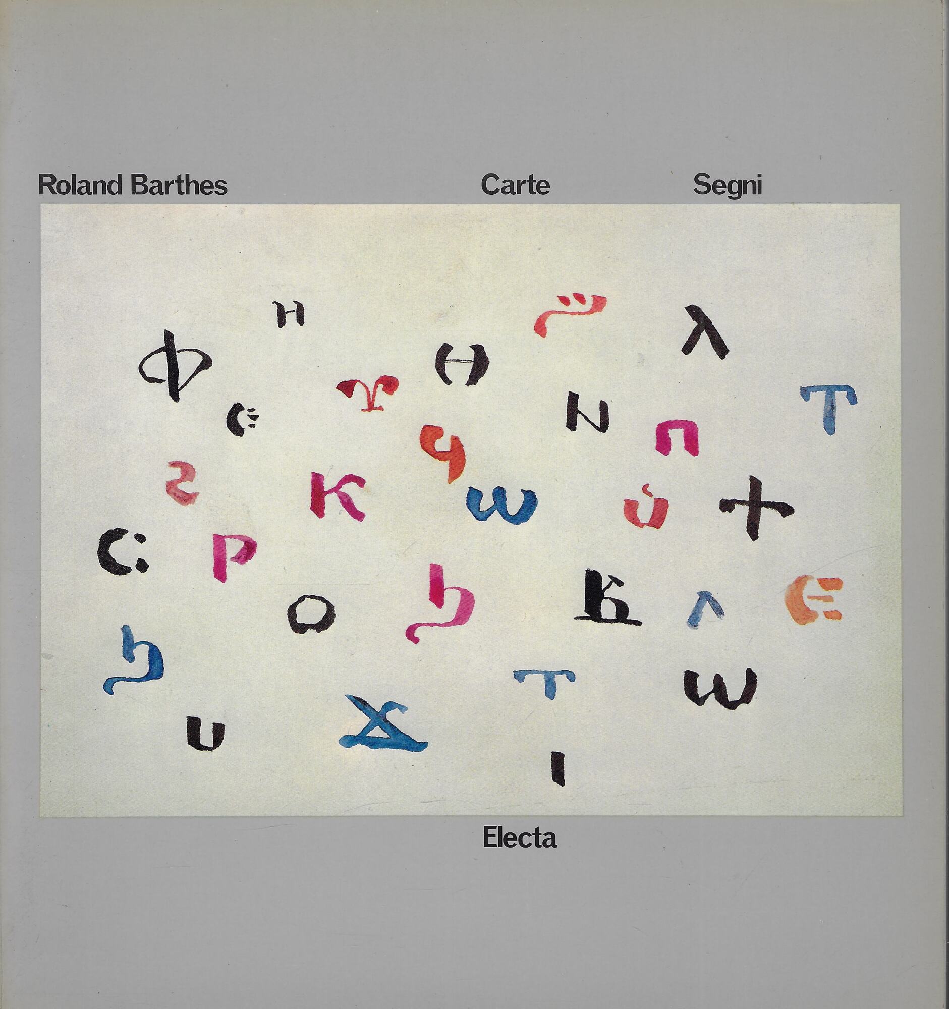Roland Barthes : carte, segni