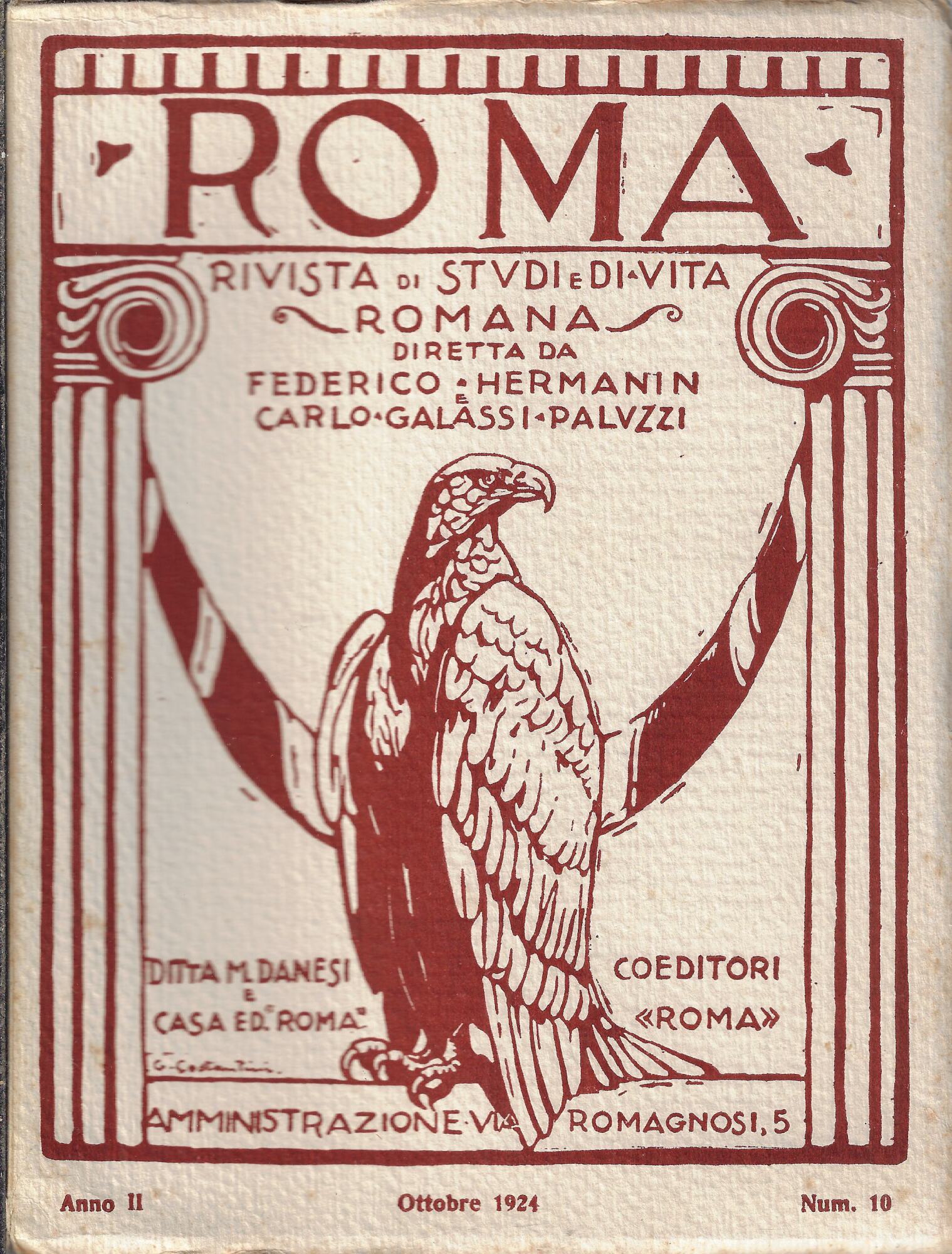 Roma, rivista di studi e di vita romana. Ottobre 1924, …