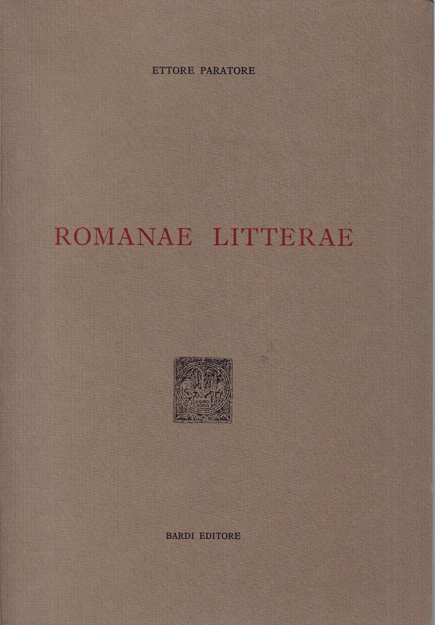 Romanae litterae