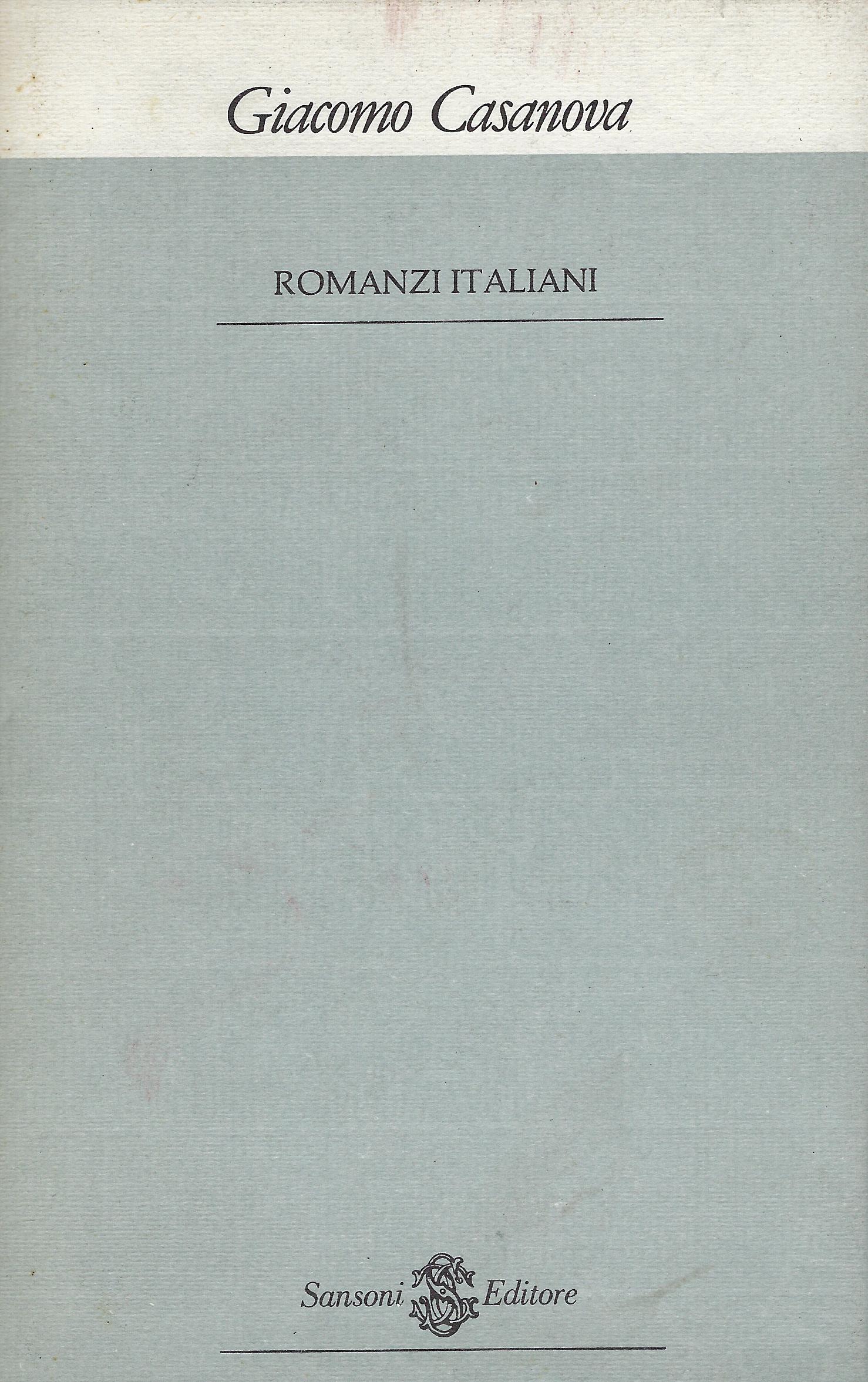 Romanzi italiani