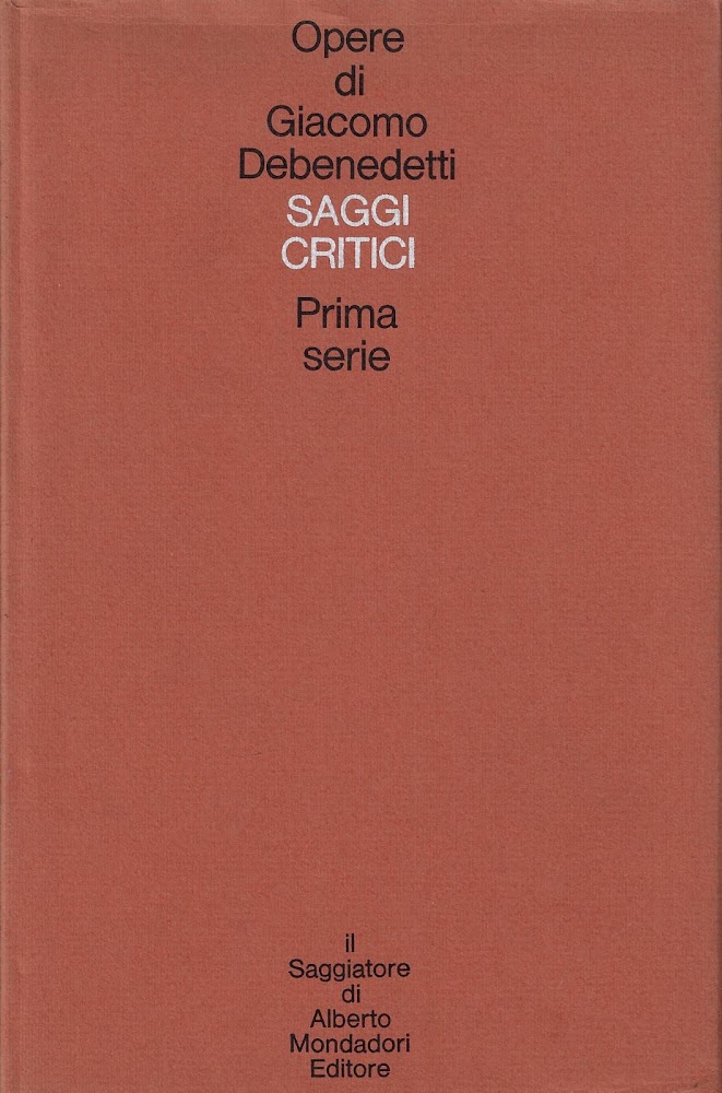 Saggi critici : prima serie