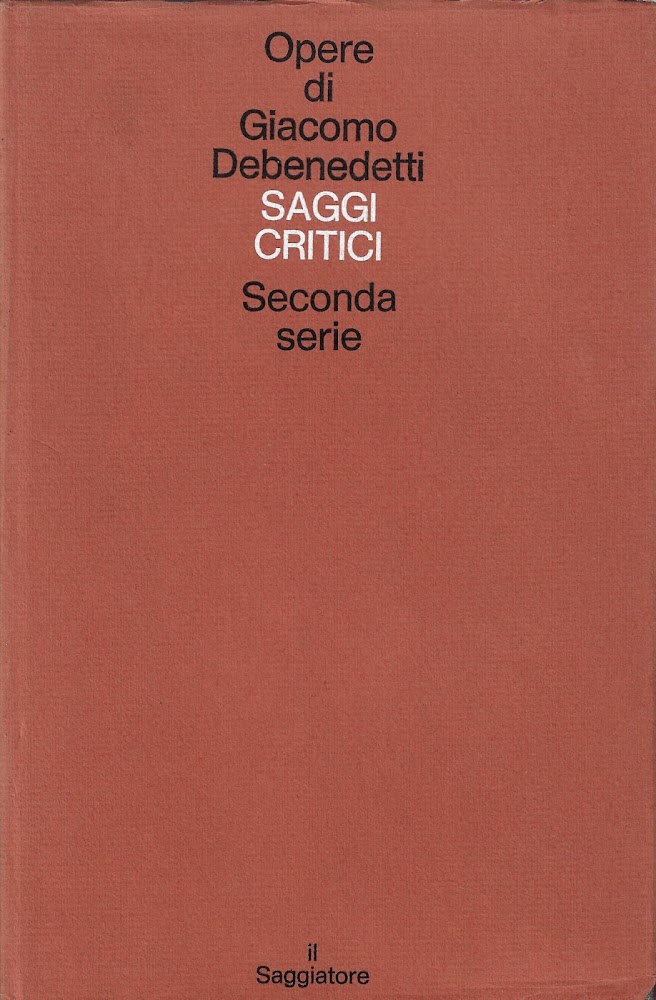 Saggi critici : seconda serie