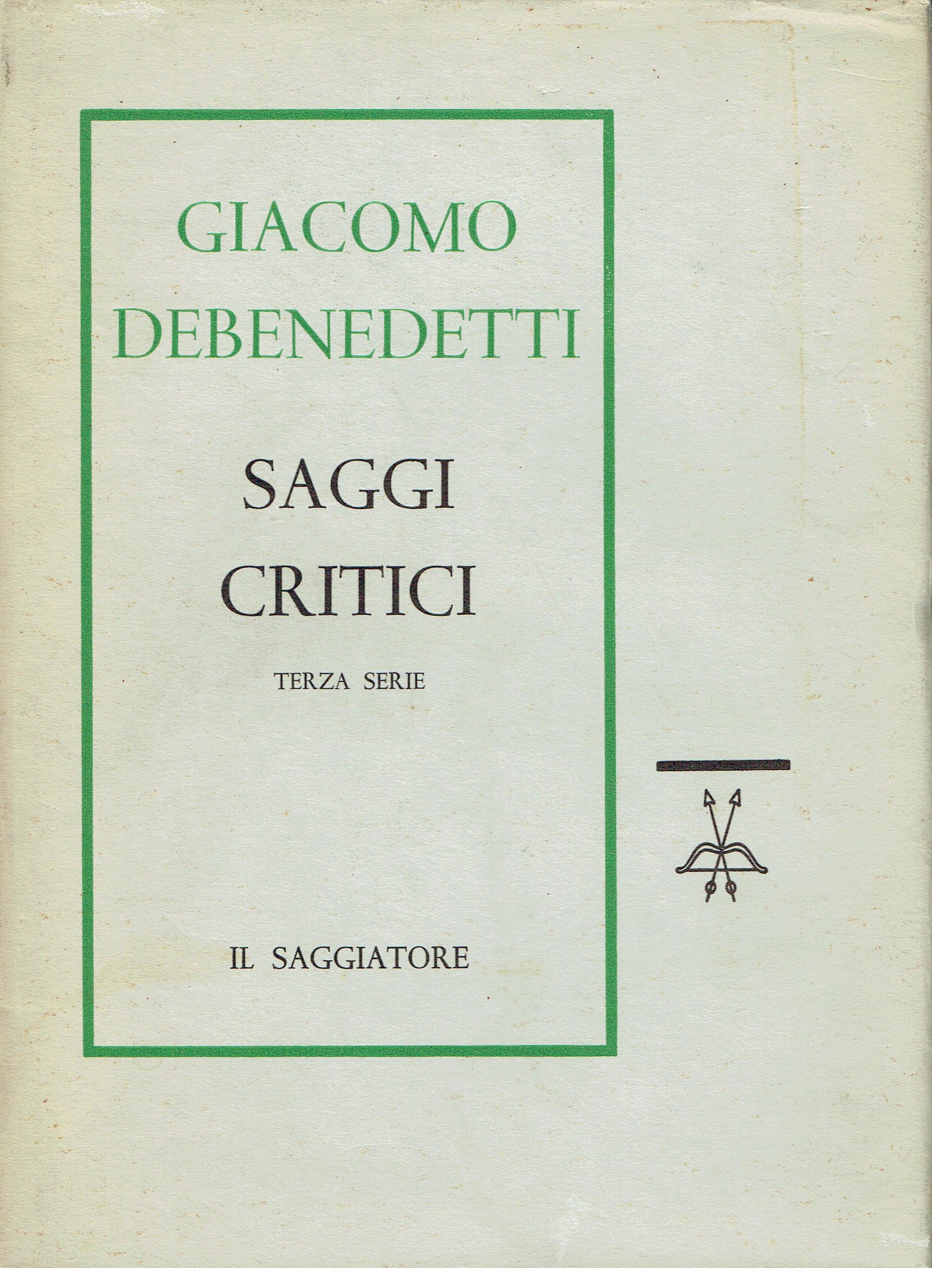 Saggi critici. Terza serie