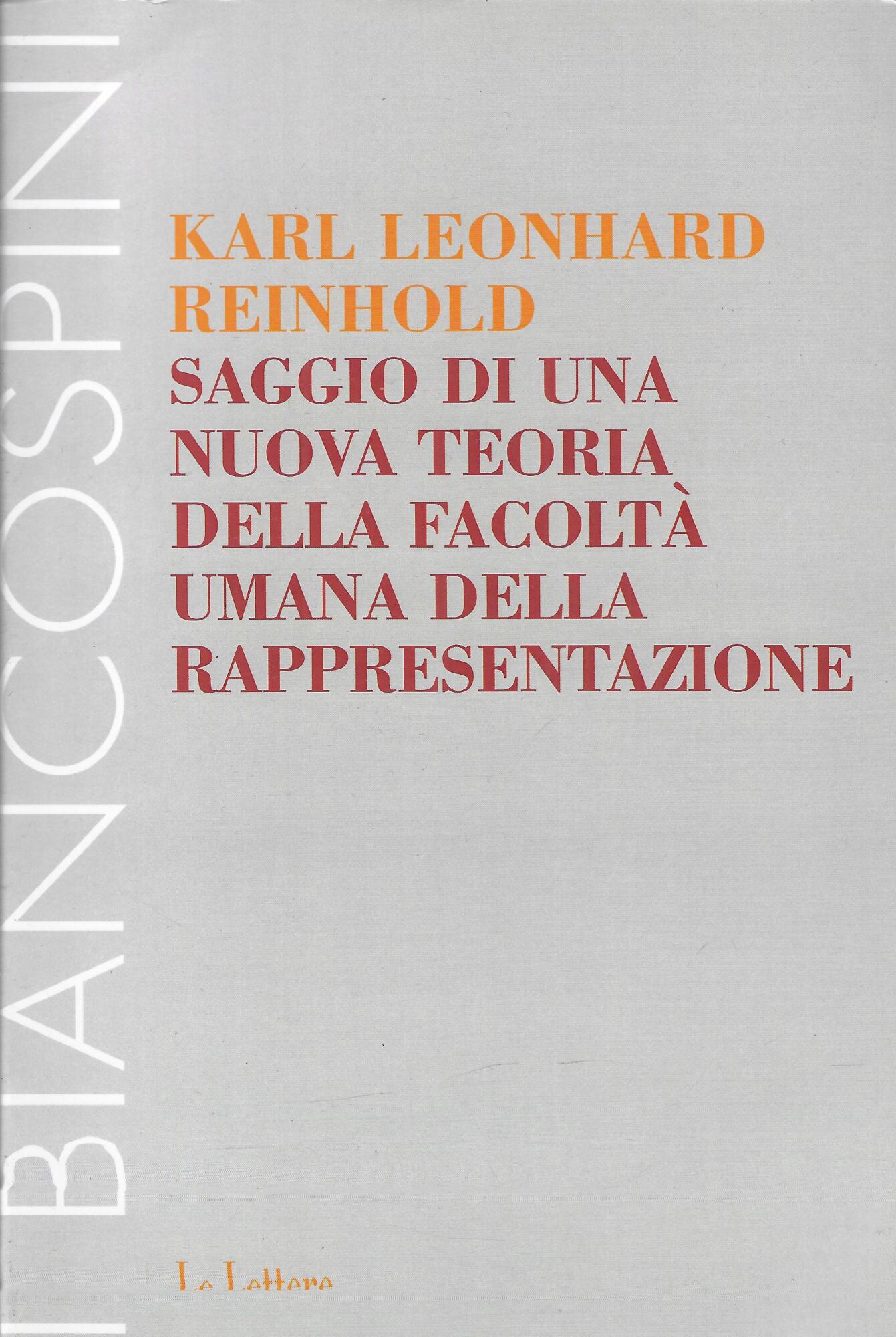 Saggio di una nuova teoria della facoltà umana della rappresentazione