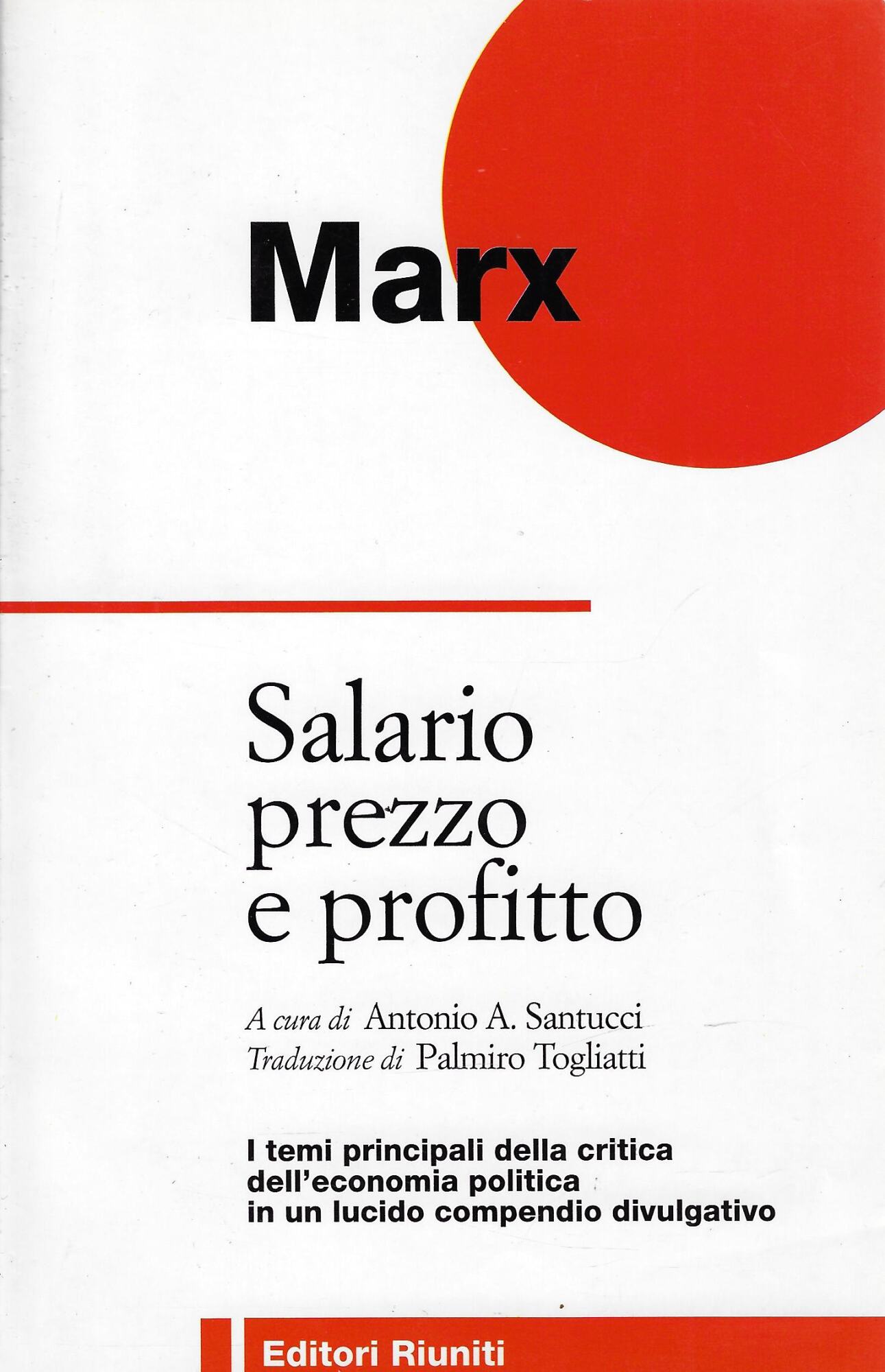 Salario, prezzo e profitto