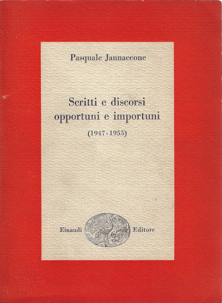 Scritti e discorsi opportuni e importuni, 1947-1955