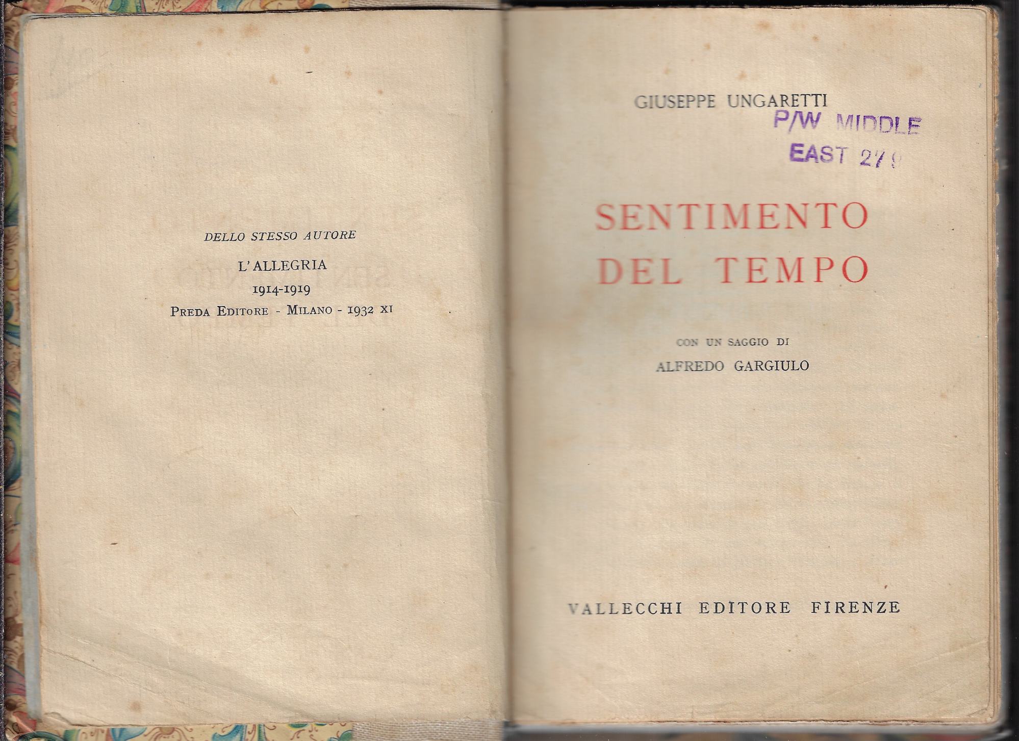 Sentimento del tempo