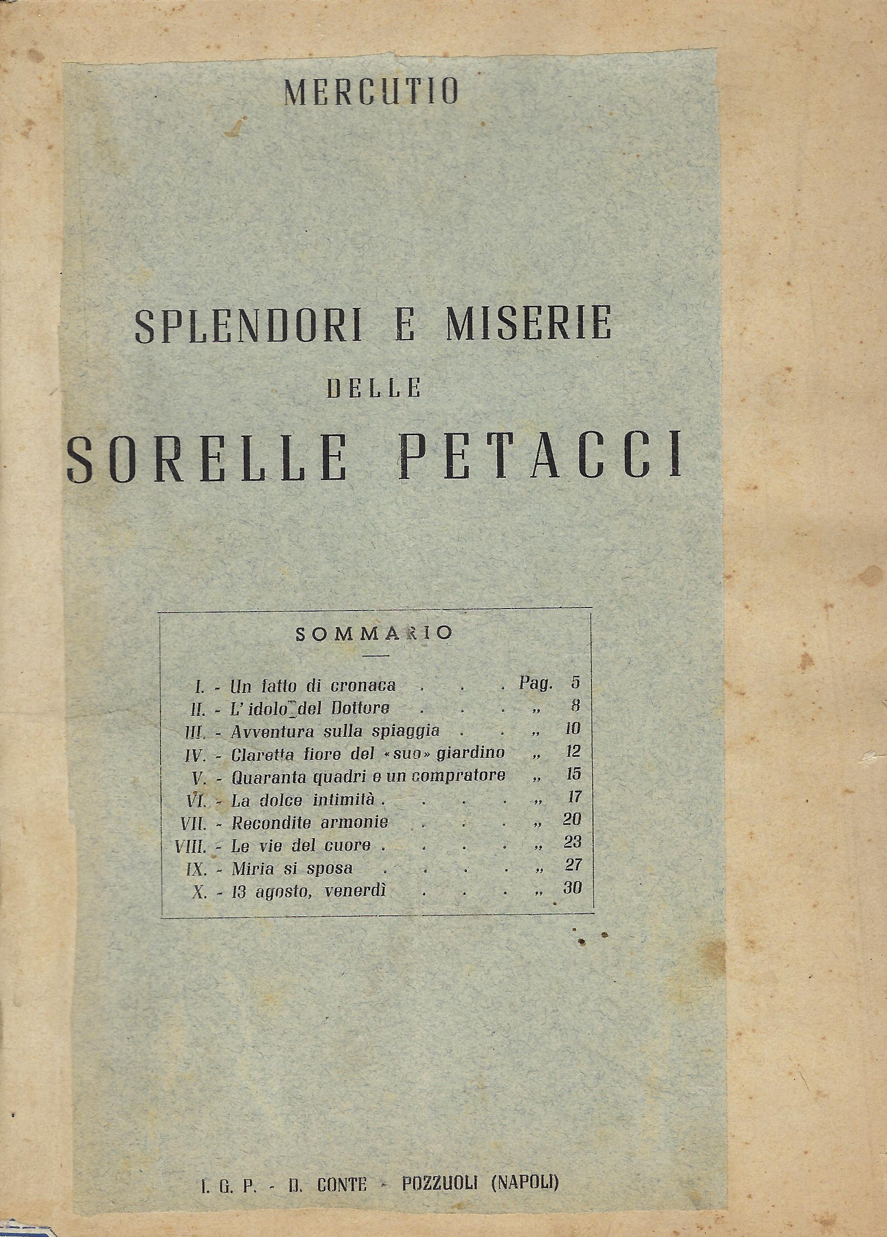 Splendori e miserie delle sorelle Petacci