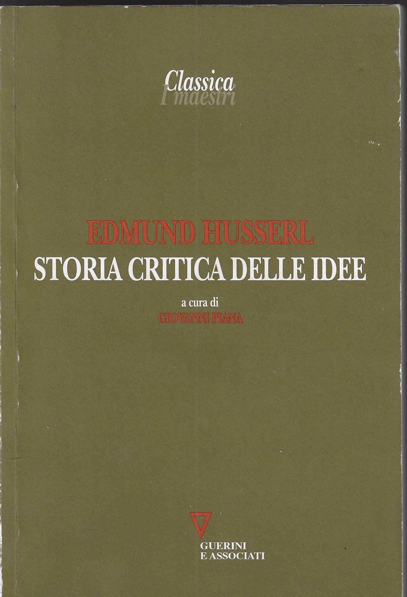 Storia critica delle idee