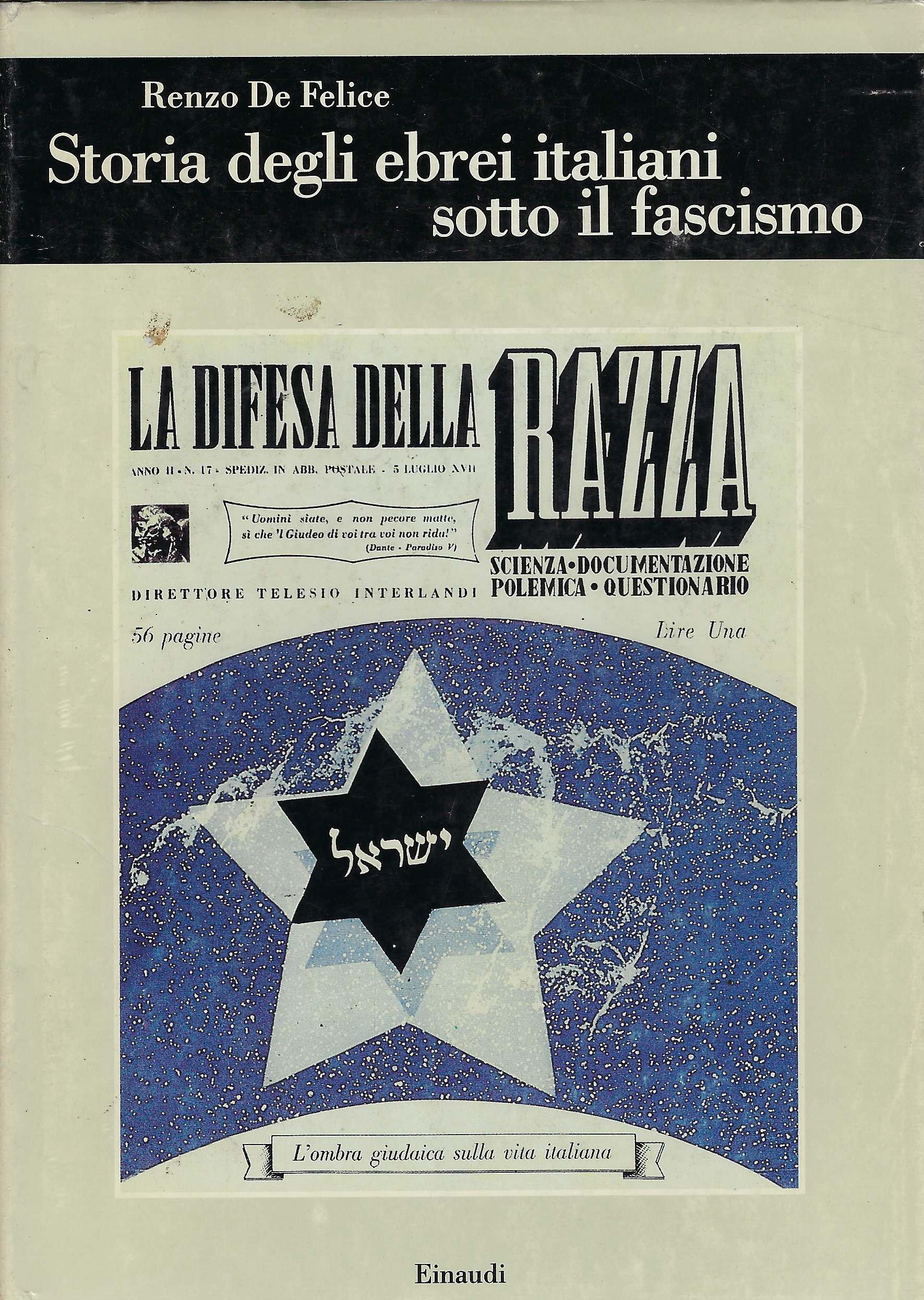 Storia degli ebrei italiani sotto il fascismo