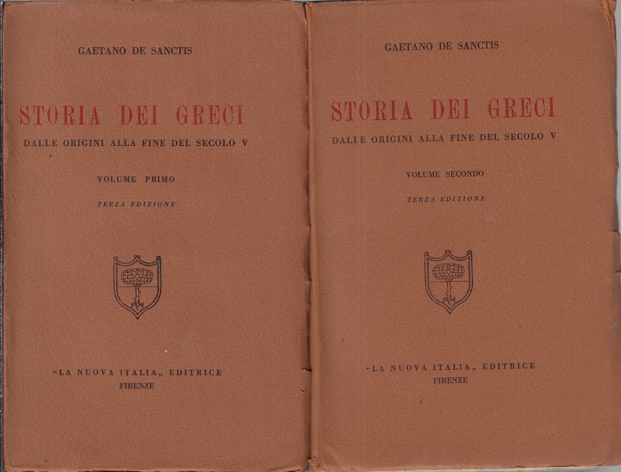 Storia dei greci: dalle origini alla fine del secolo V …