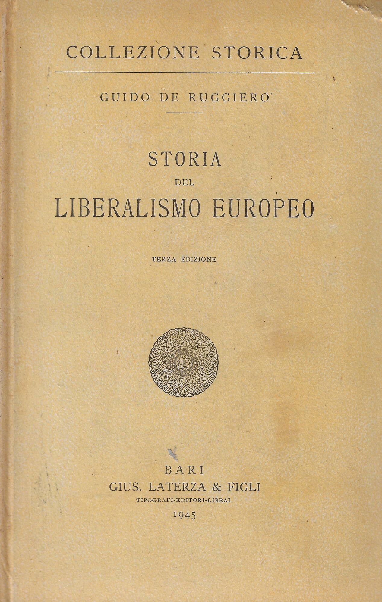 Storia del liberalismo europeo